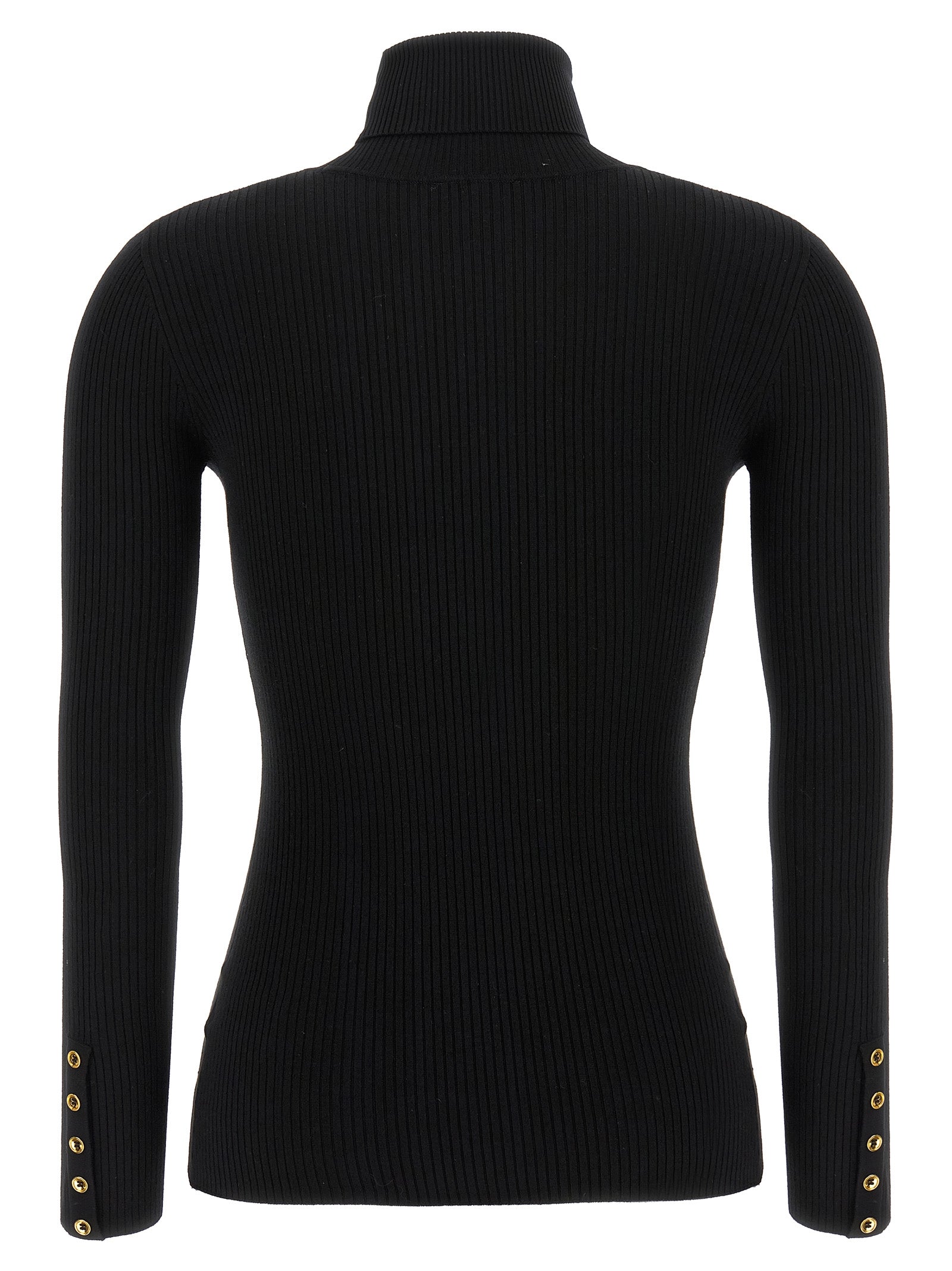 Elisabetta Franchi Ribbed Turtleneck Sweater
