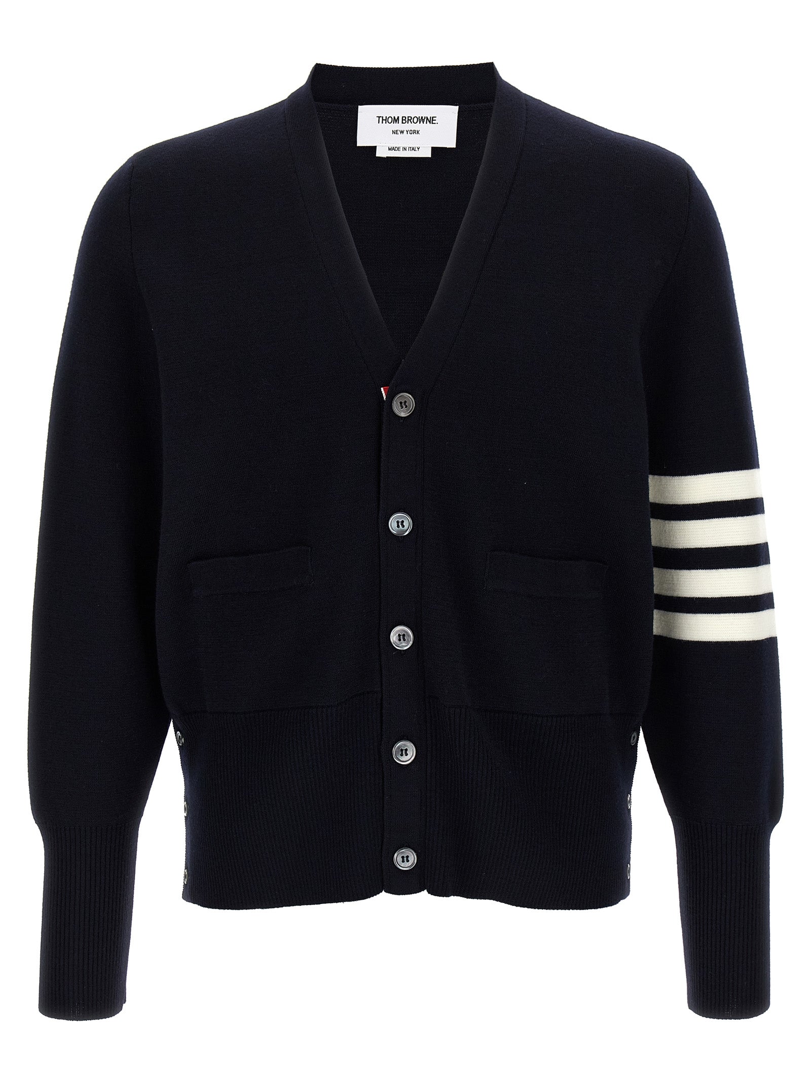 Thom Browne '4-Bar' Wool Cardigan