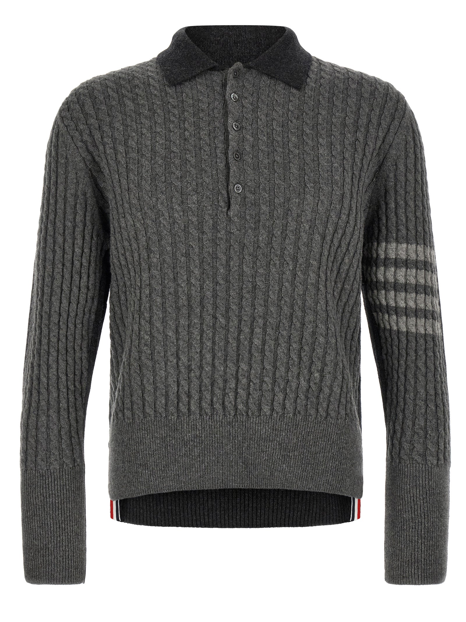 Thom Browne 2-In-1 Trompe L'Oeil Polo Shirt