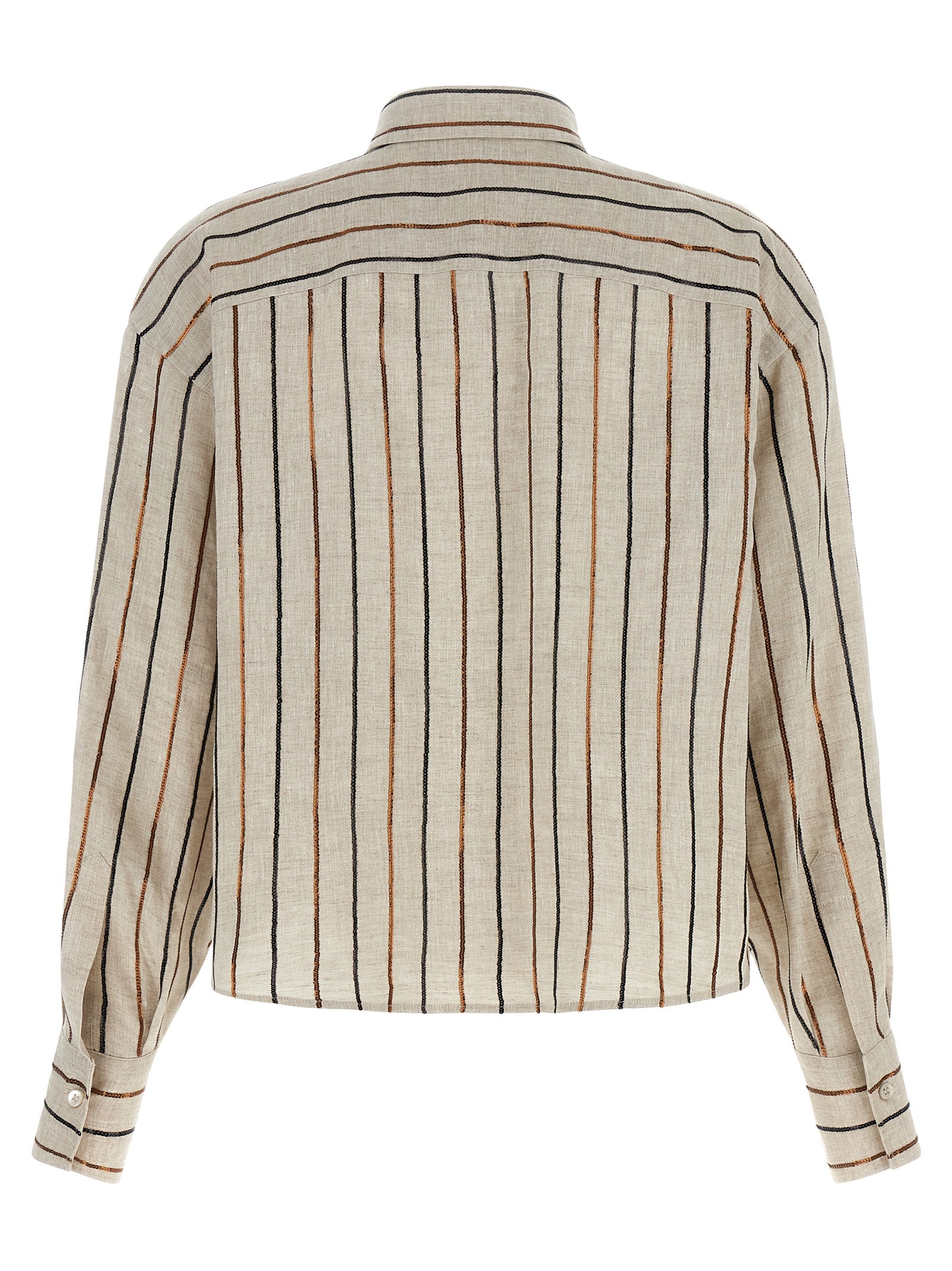 Brunello Cucinelli 'Sparkling Stripes' Shirt