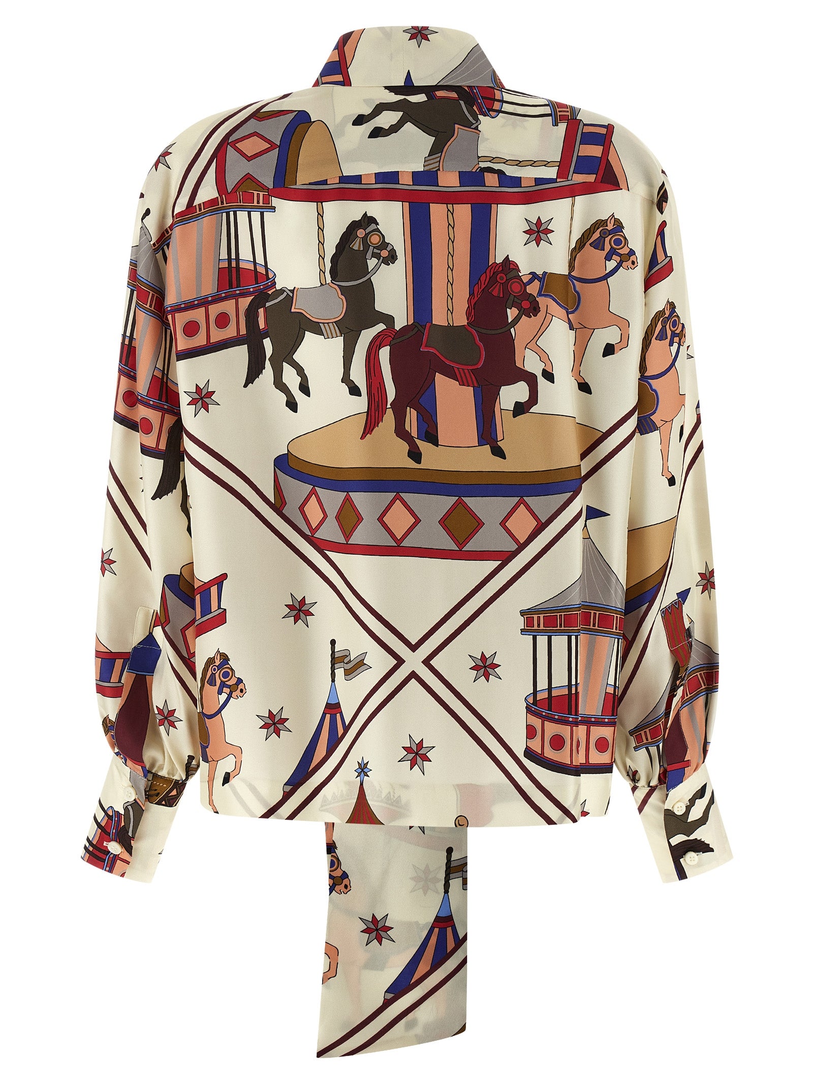 Alberto Biani Lavallière Collar Shirt