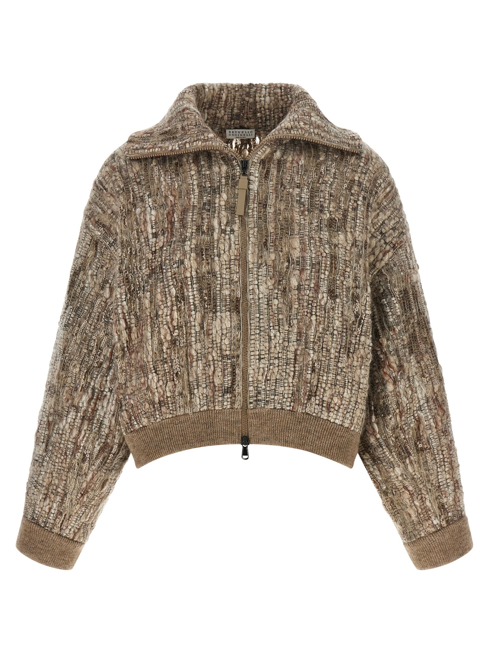 Brunello Cucinelli Tweed Cardigan
