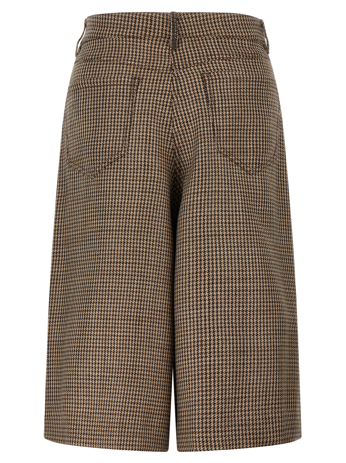 Brunello Cucinelli Prince Of Wales Lamé Bermuda Shorts