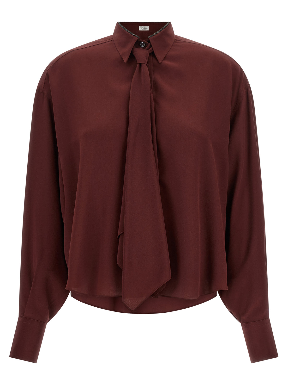 Brunello Cucinelli 'Shiny Collar' Shirt