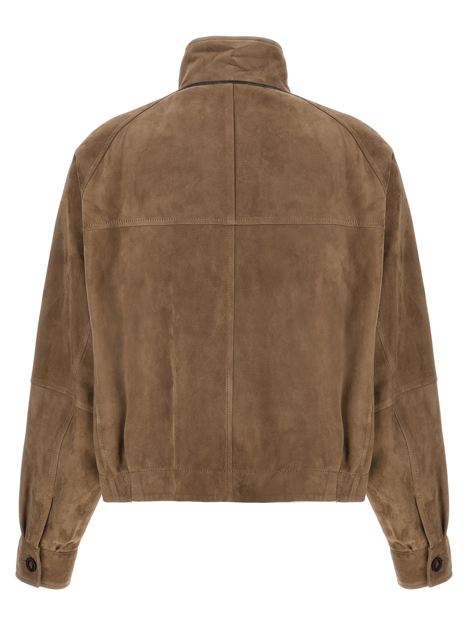 Brunello Cucinelli Monile Suede Jacket