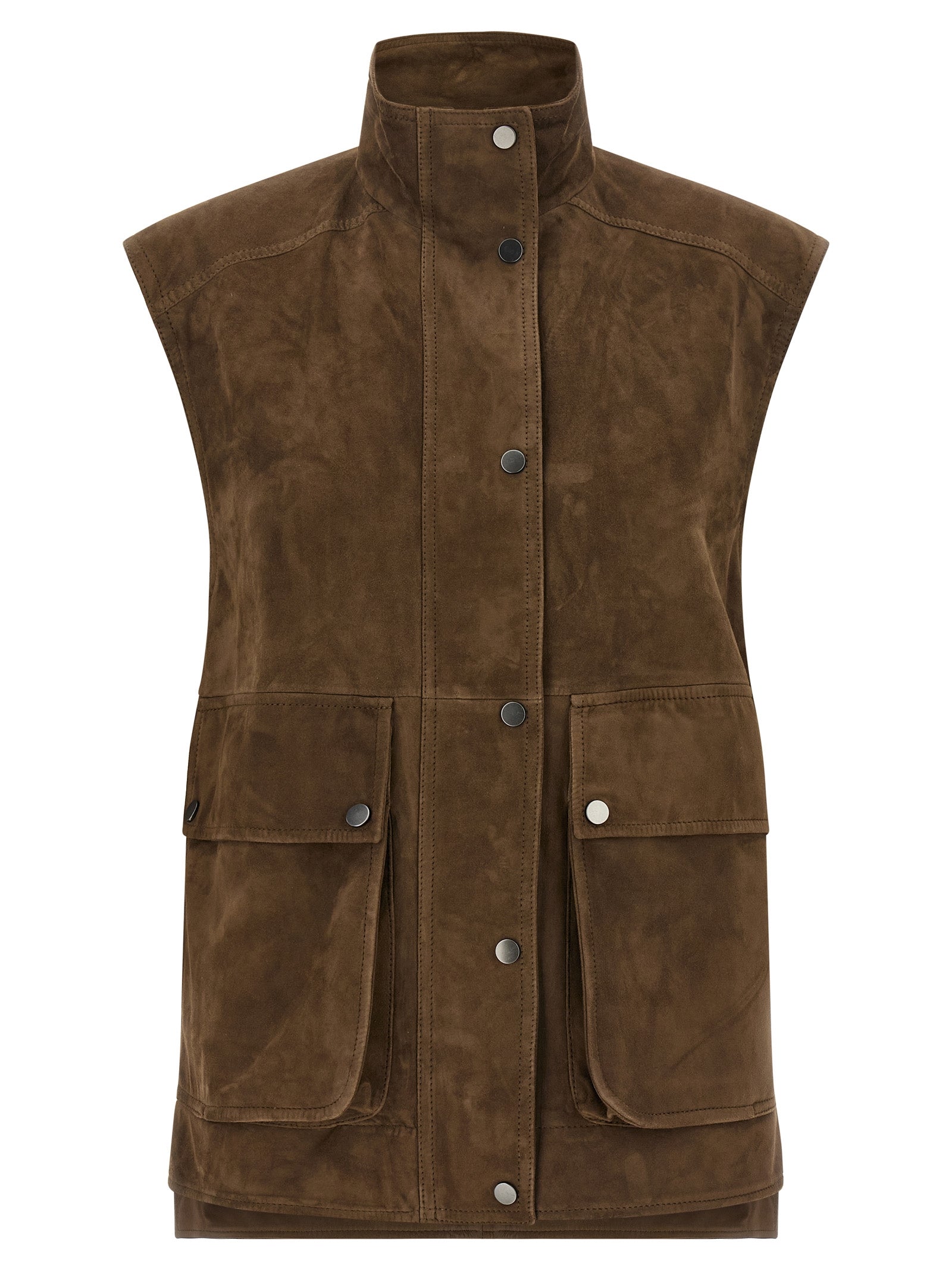 Brunello Cucinelli Couture Suede Vest
