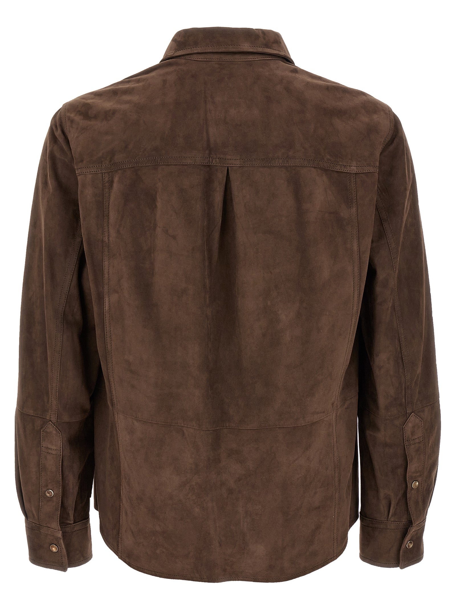 Brunello Cucinelli Suede Overshirt