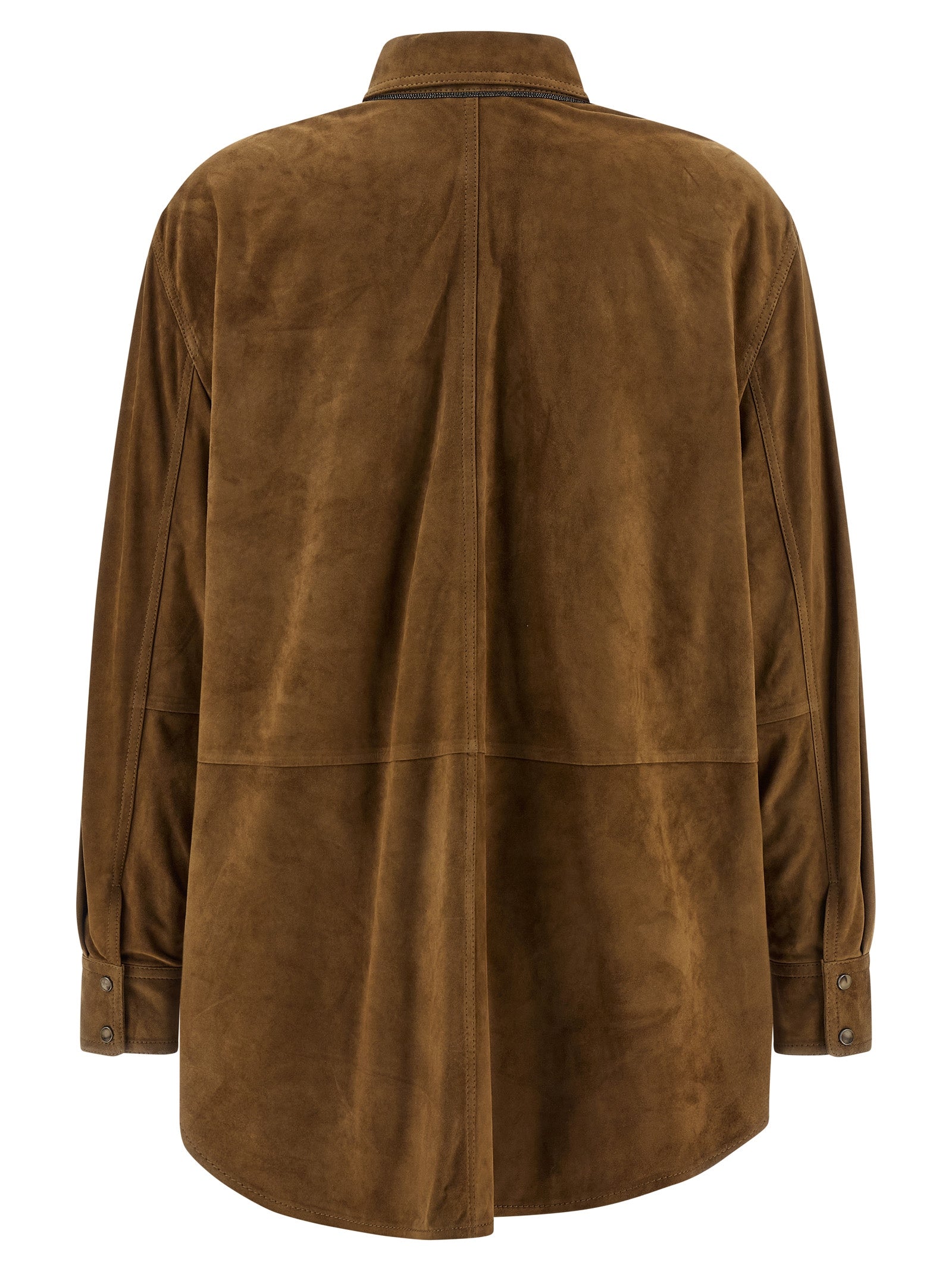Brunello Cucinelli Suede Shirt