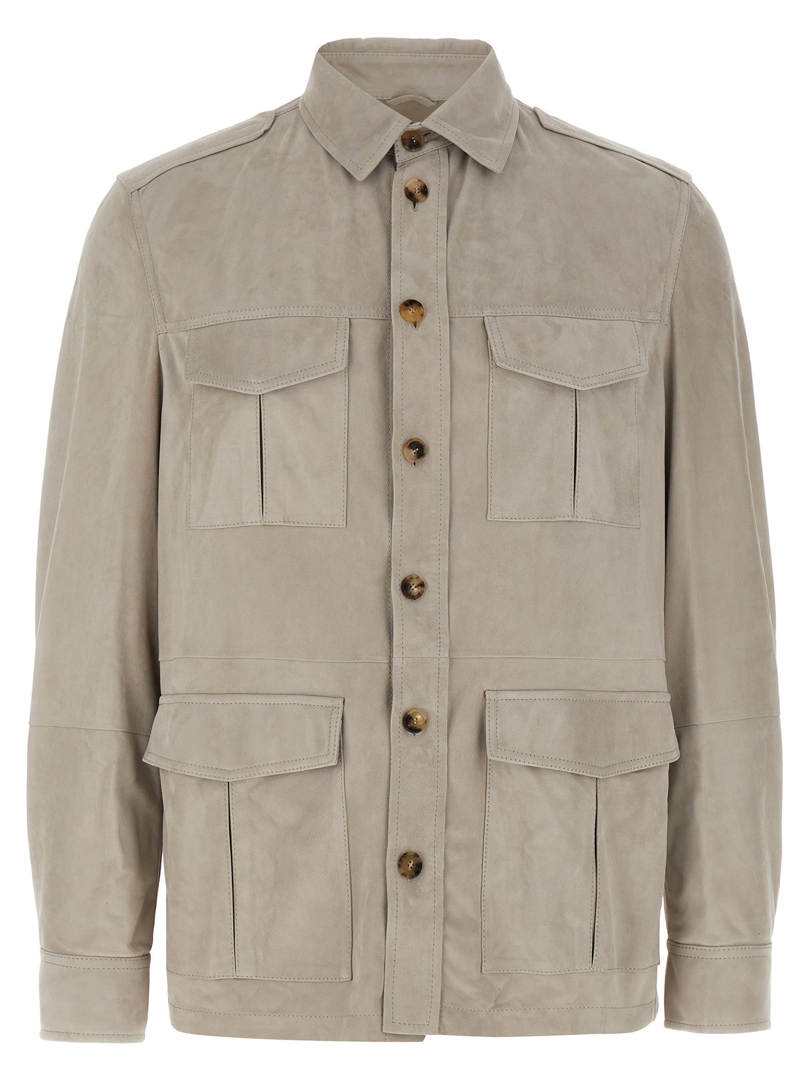 Brunello Cucinelli Suede Saharan Jacket