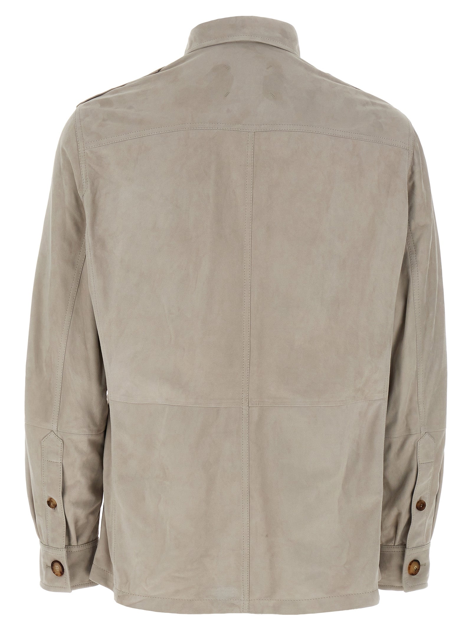 Brunello Cucinelli Suede Saharan Jacket