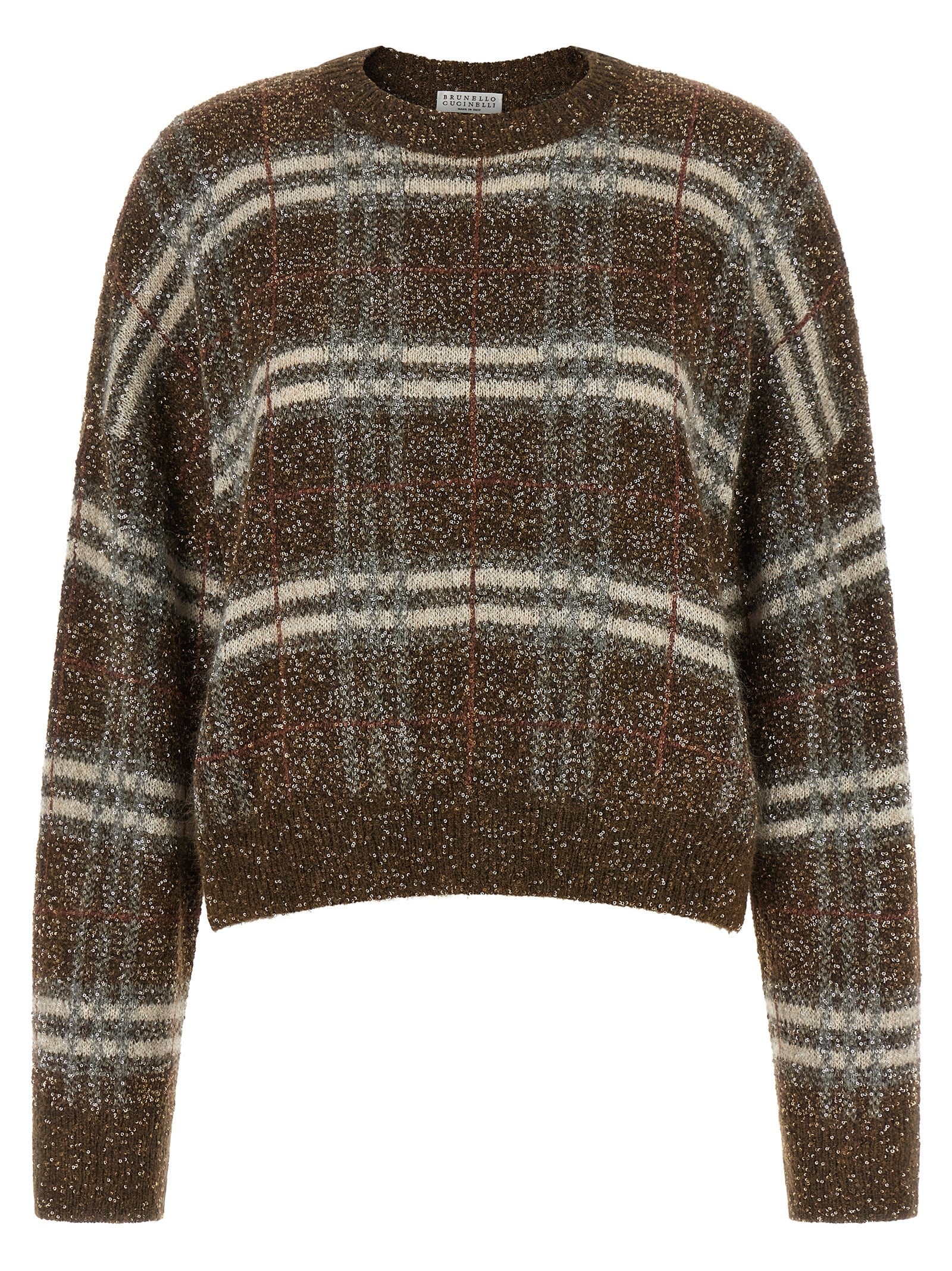Brunello Cucinelli Micro Sequin Sweater