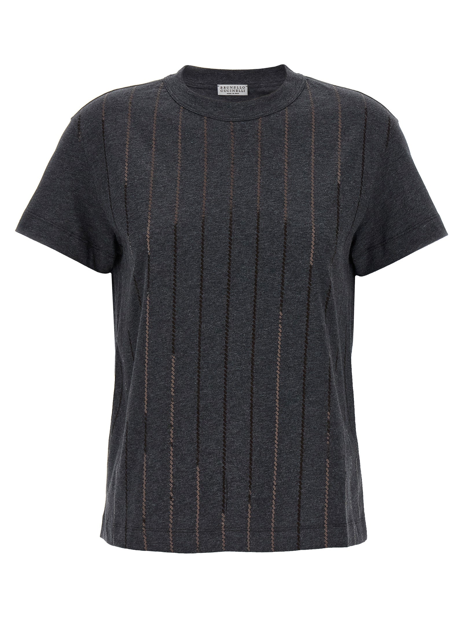 Brunello Cucinelli Micro Sequin T-Shirt