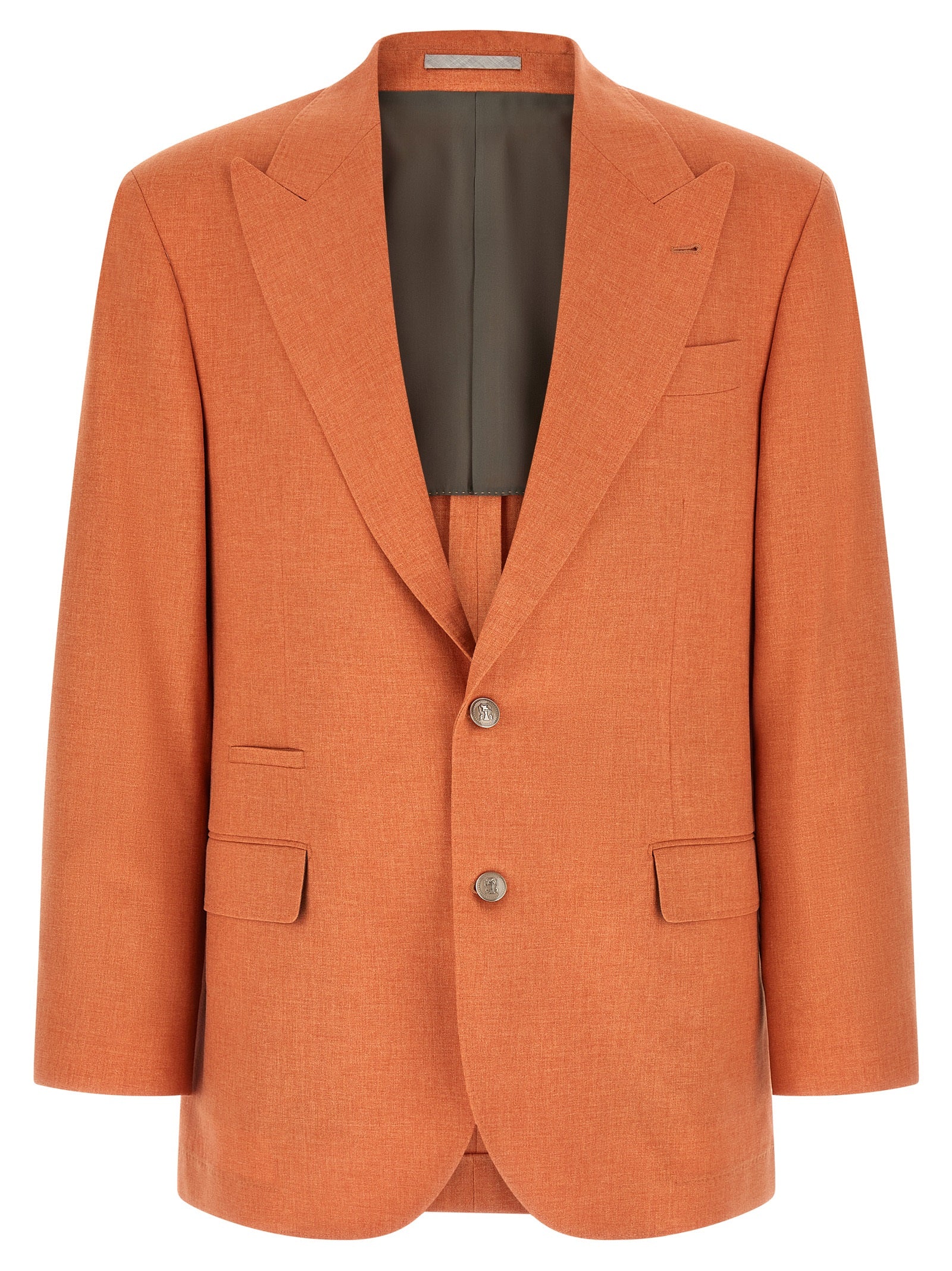 Brunello Cucinelli Mouliné Canvas Blazer