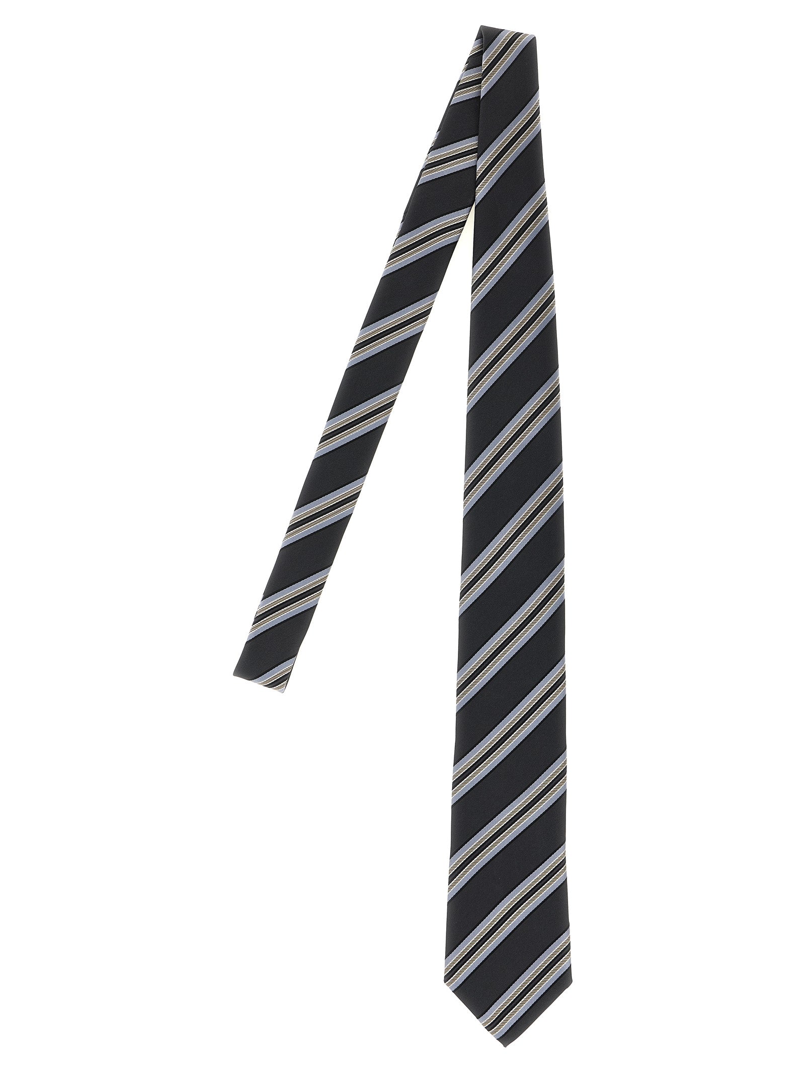 Brunello Cucinelli Operated Stripe Tie