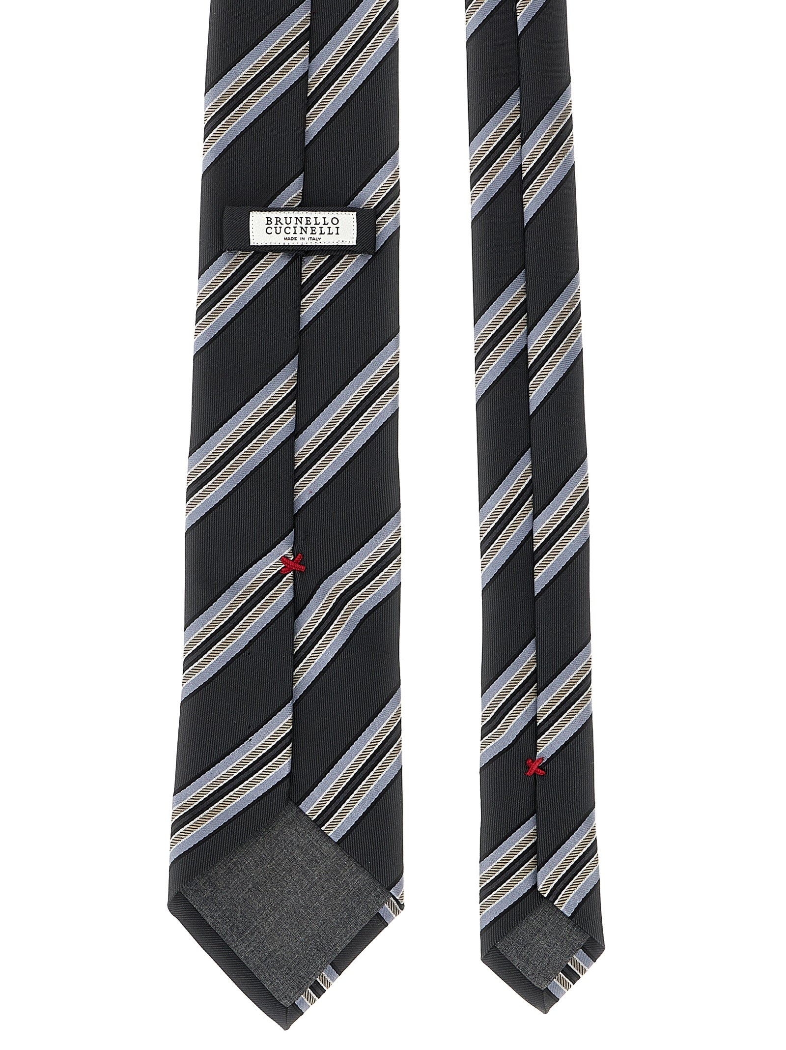 Brunello Cucinelli Operated Stripe Tie