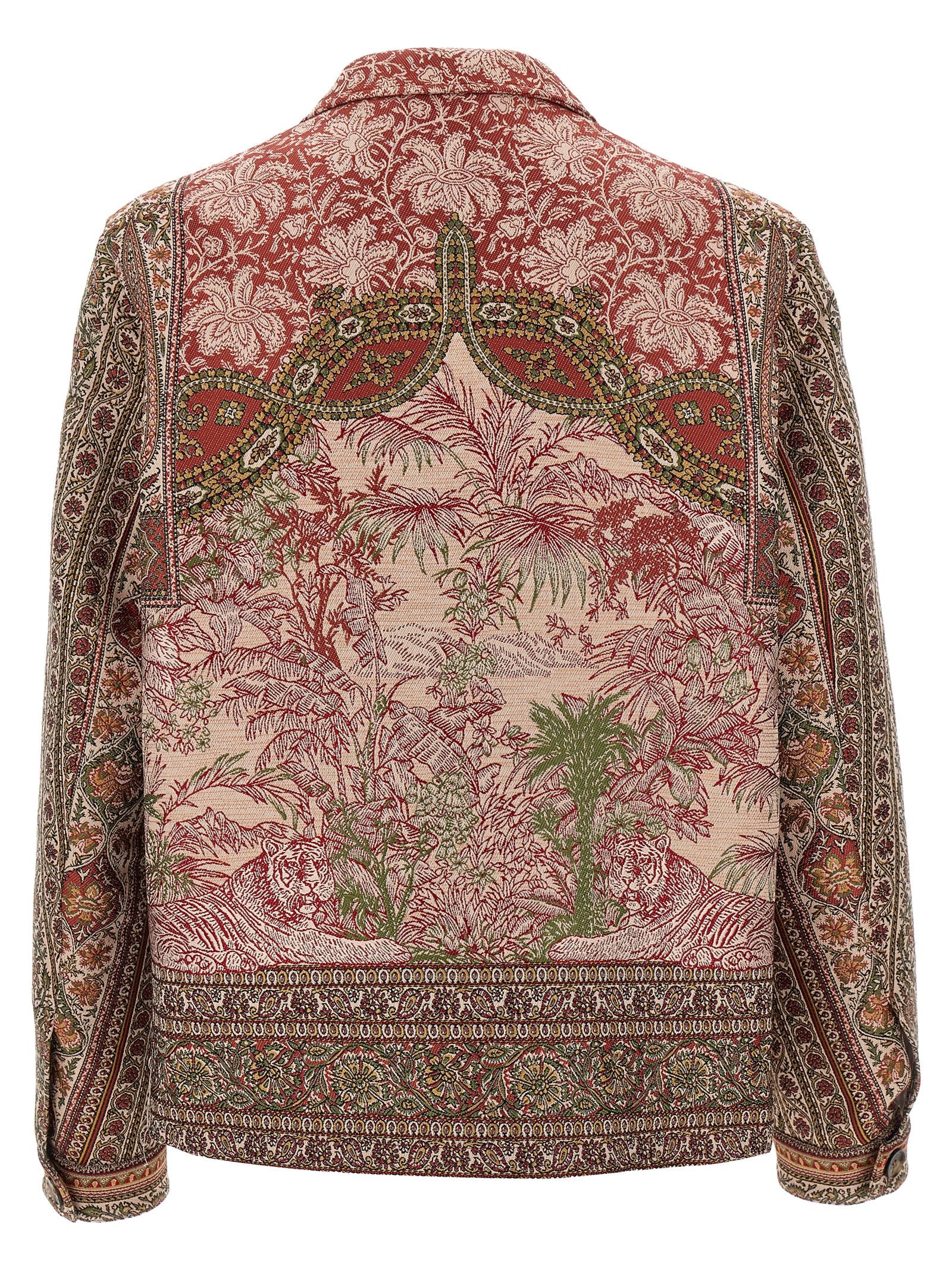 Etro Balmacaan Neck Overshirt