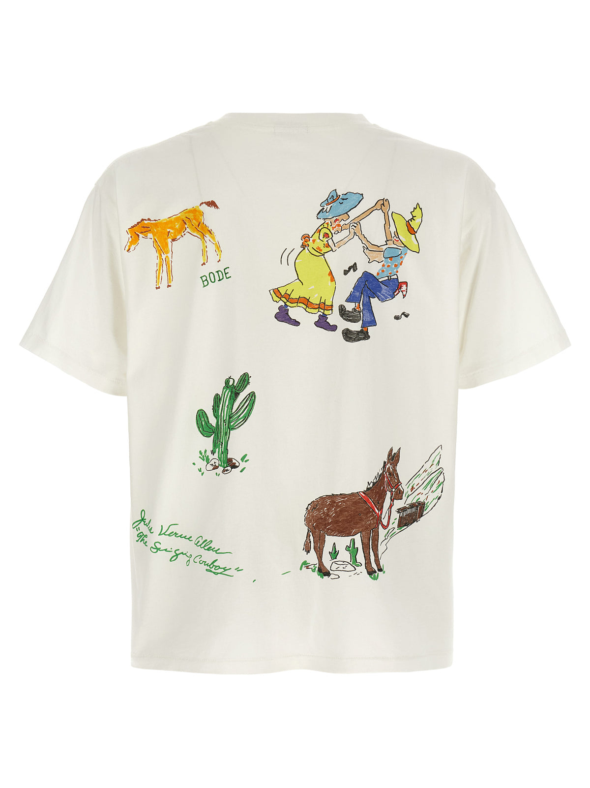 Bode White 'River City' T-Shirt