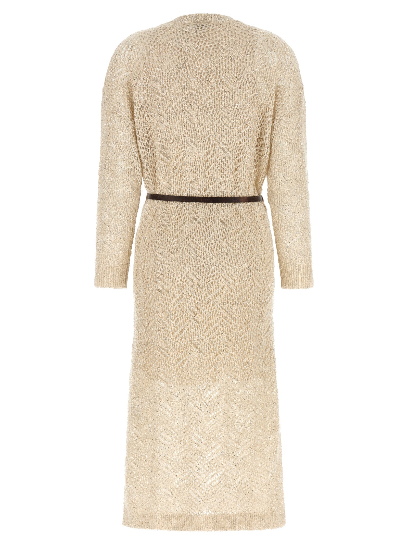 Brunello Cucinelli 'Dazzling Abstact Leaf' Dress