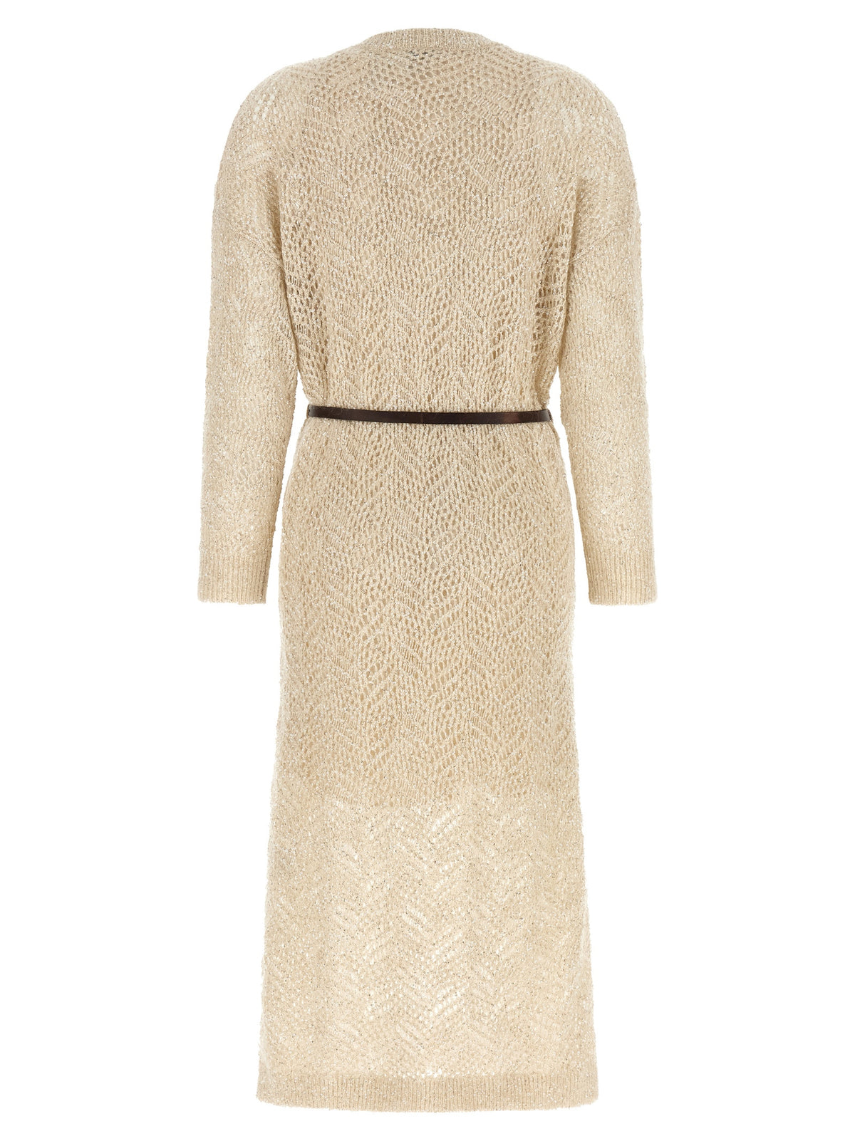 Brunello Cucinelli 'Dazzling Abstact Leaf' Dress
