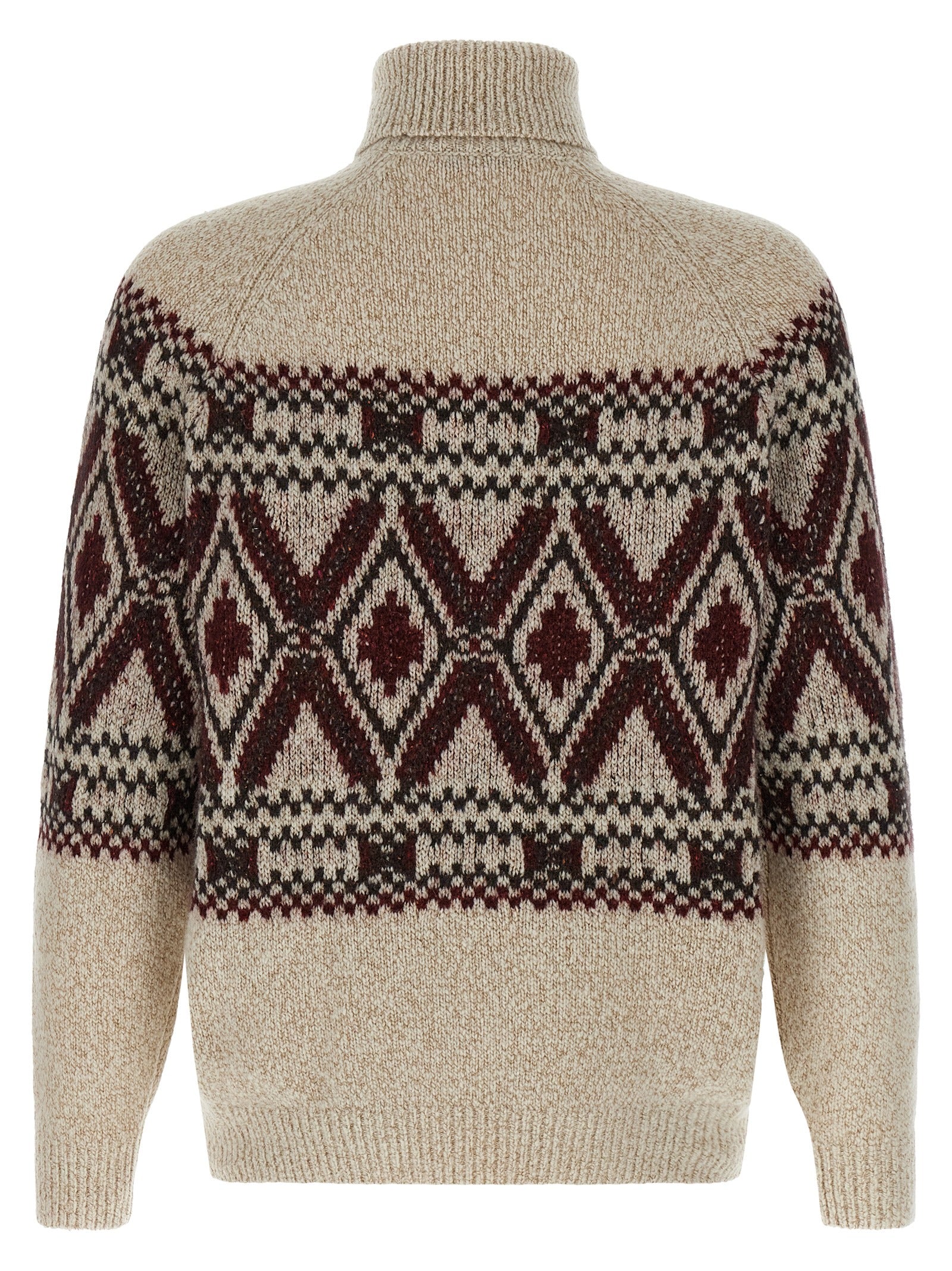 Brunello Cucinelli 'Geometric Jacquard' Sweater