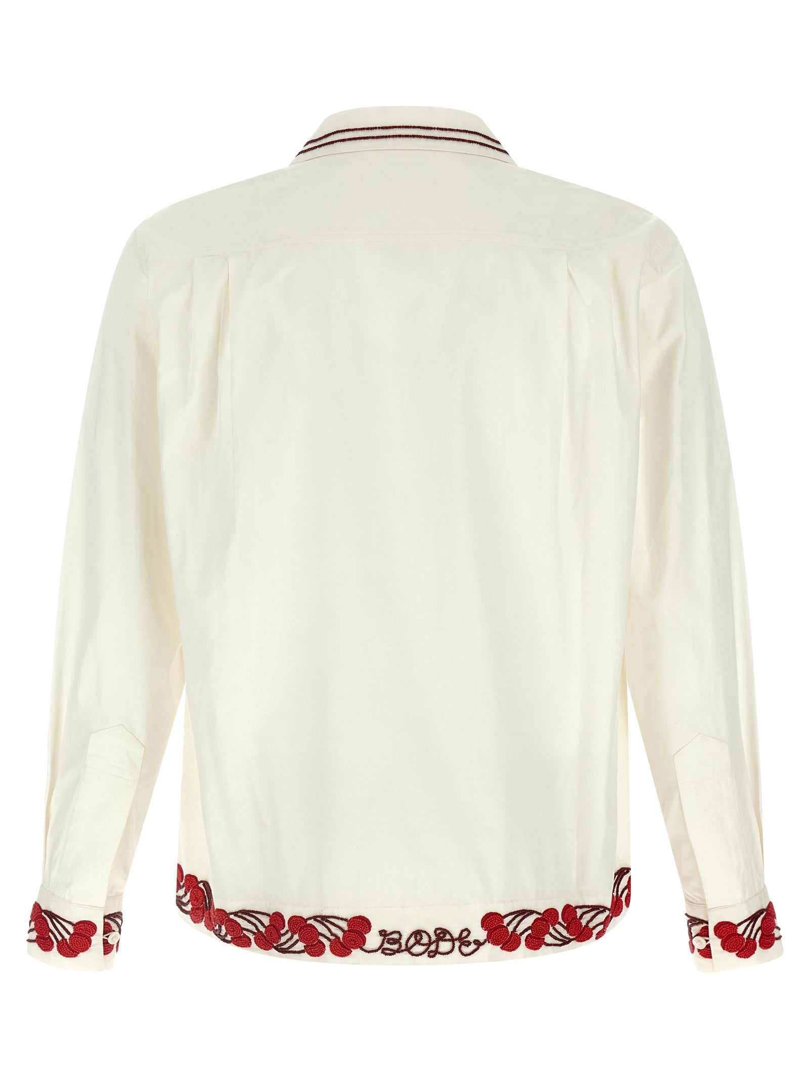 Bode 'Cherry Lane Beaded' Shirt
