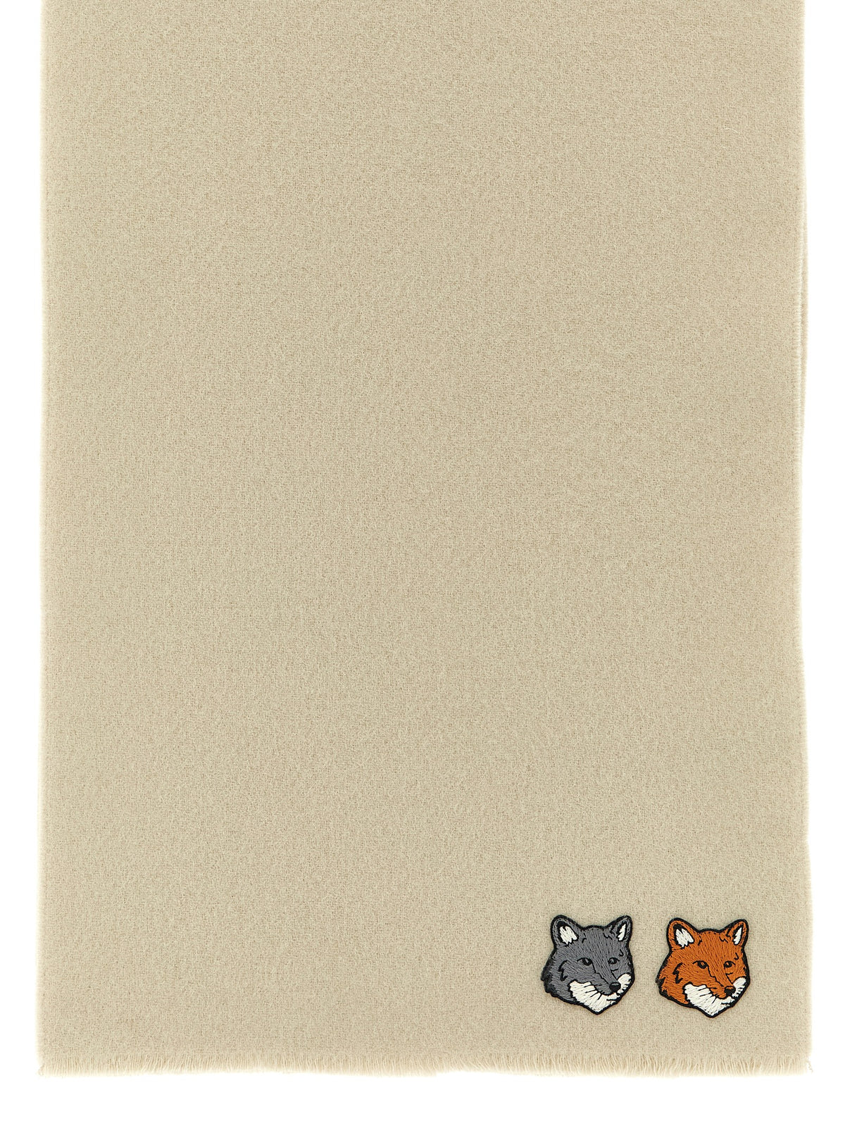 Maison Kitsune 'Double Fox Head' Scarf