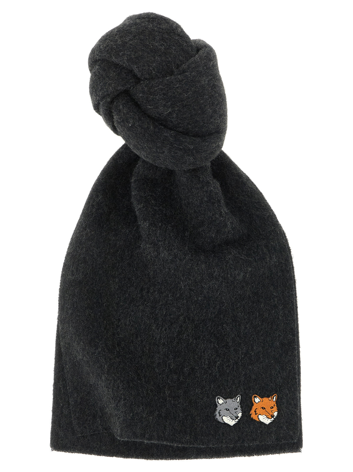 Maison Kitsune 'Double Fox Head' Scarf