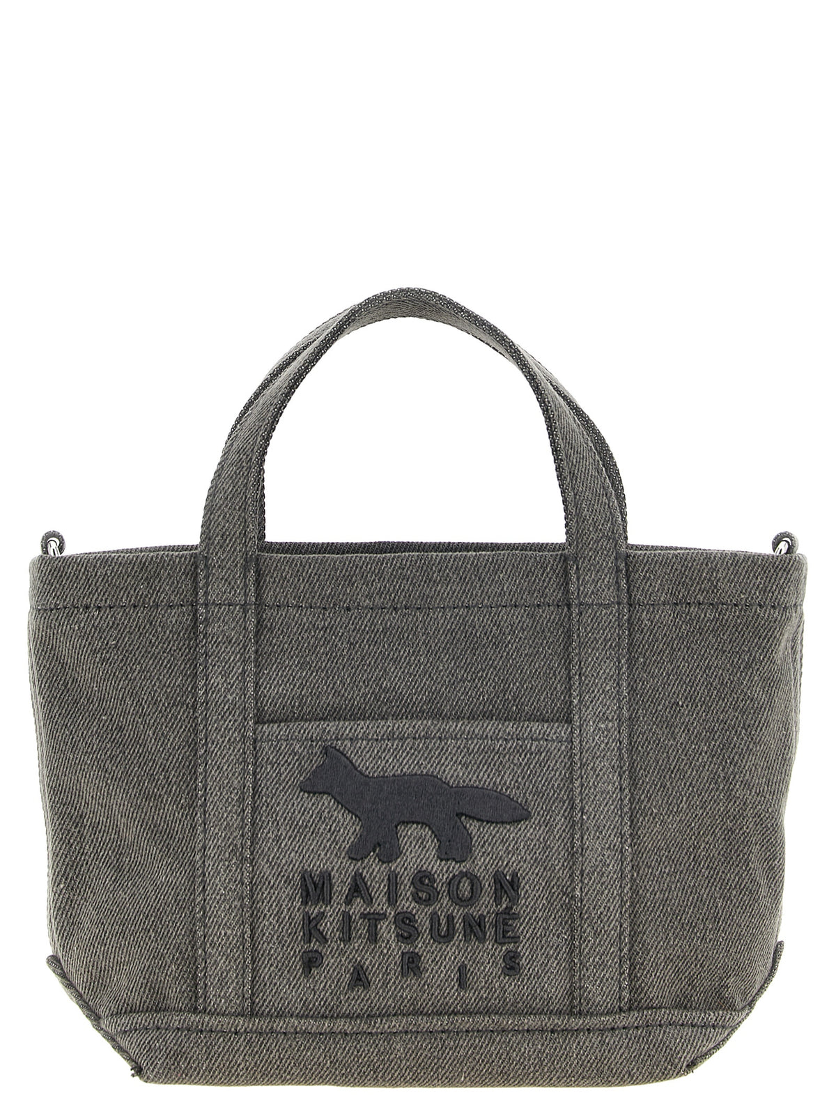Maison Kitsune 'Profile Fox' Mini Shopping Bag