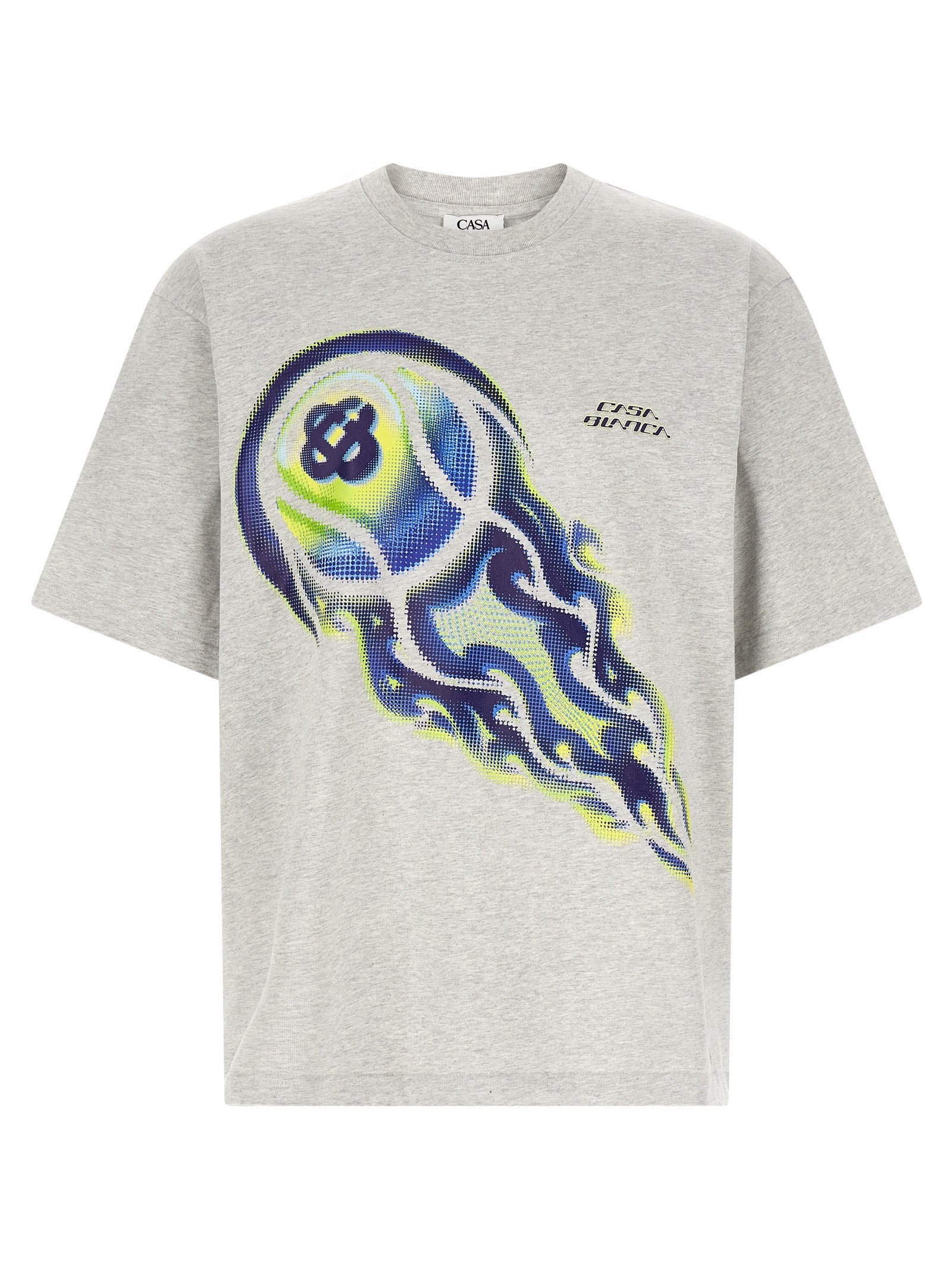 Casablanca 'Flaming Tennis Ball' T-Shirt