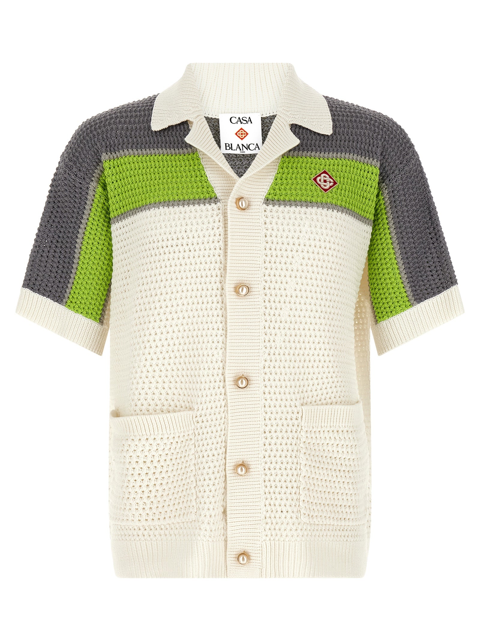 Casablanca 'Stripe Crochet' Shirt