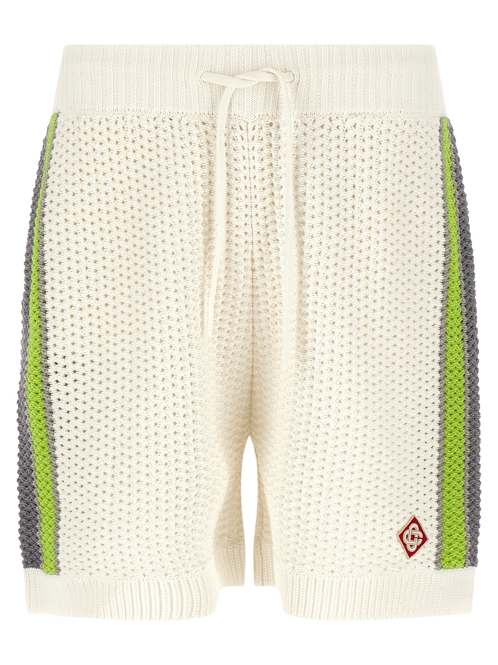 Casablanca 'Stripe Crochet' Bermuda Shorts