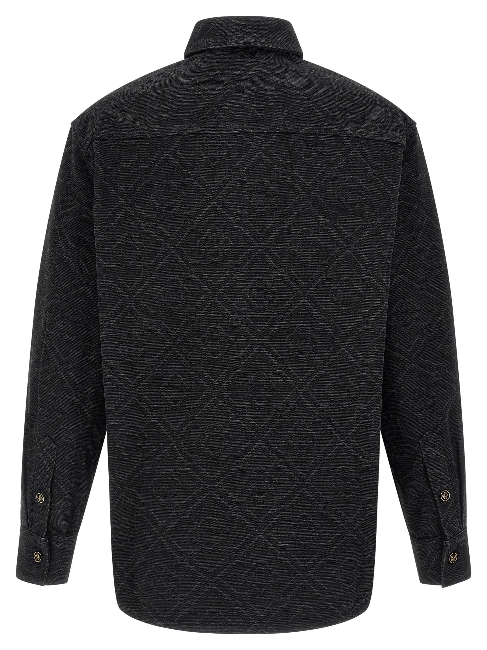 Casablanca 'Laser Monogram Denim' Overshirt