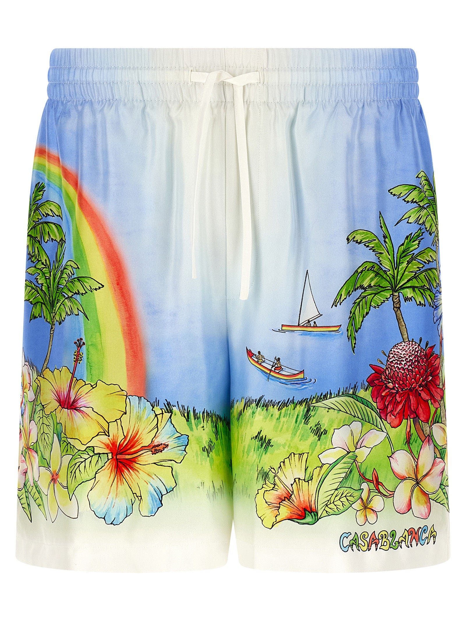Casablanca 'Aloha' Bermuda Shorts