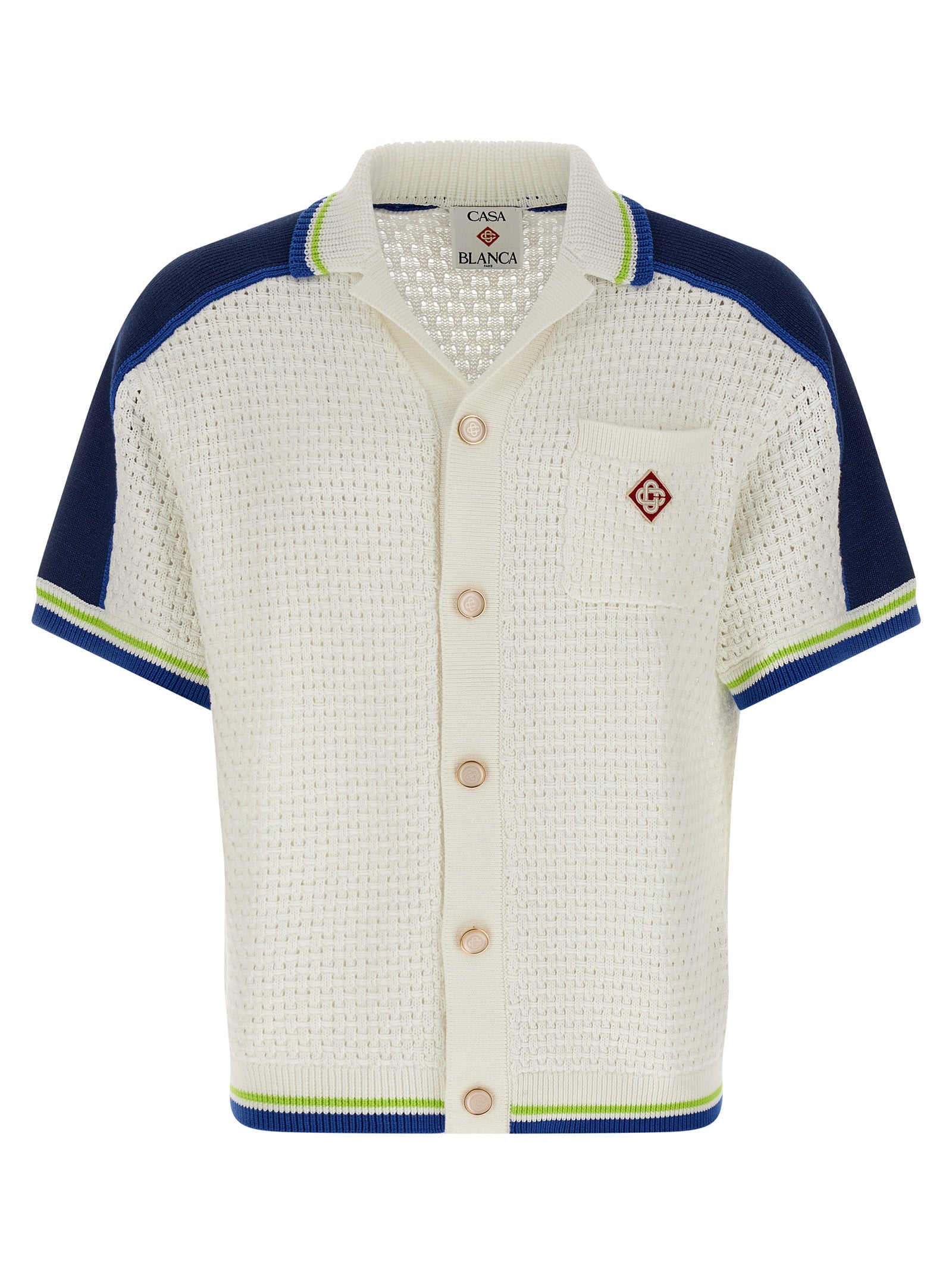 Casablanca 'Tennis Cotton Crochet' Shirt