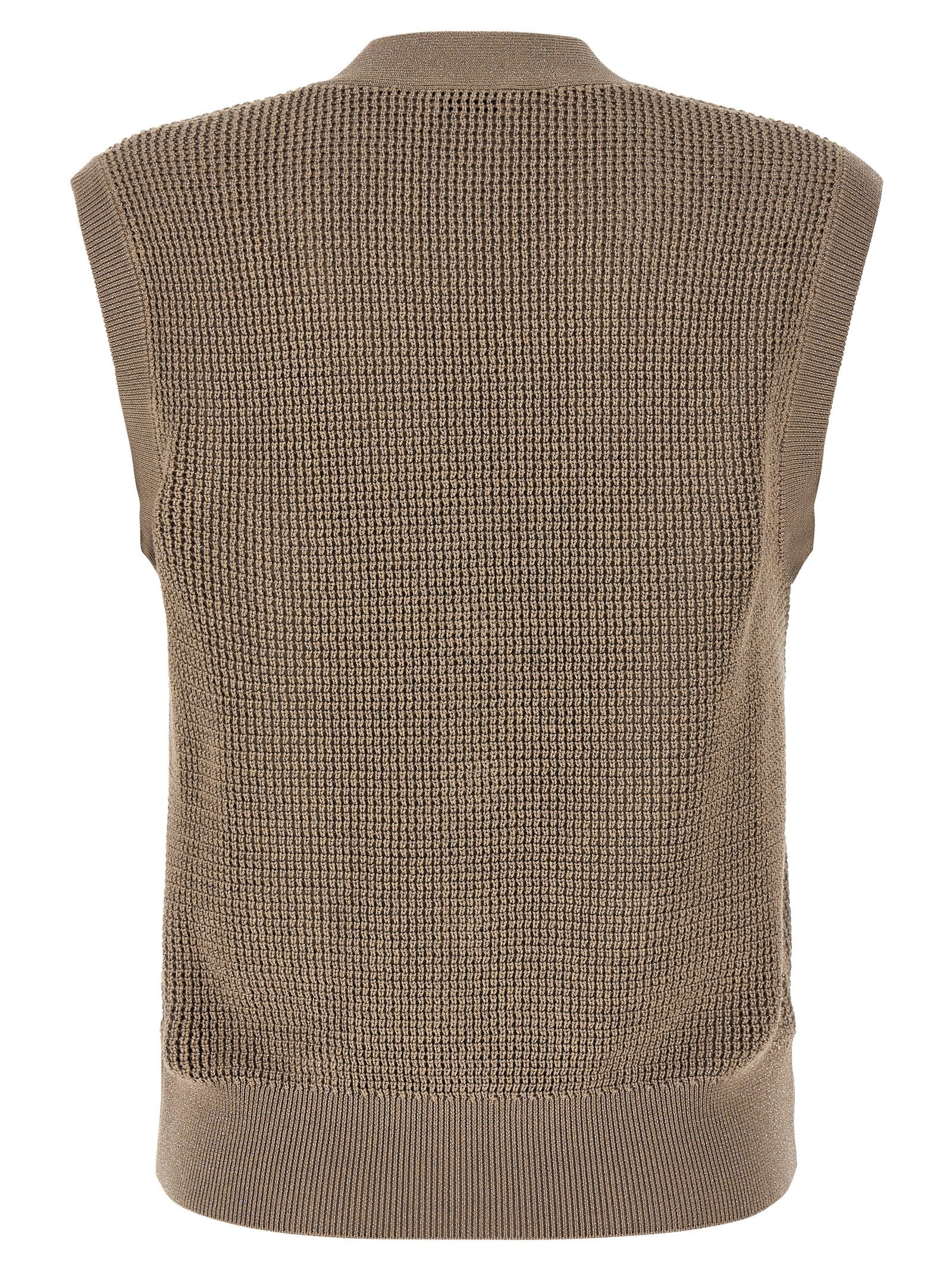 Brunello Cucinelli 'Sparkling' Cotton Vest