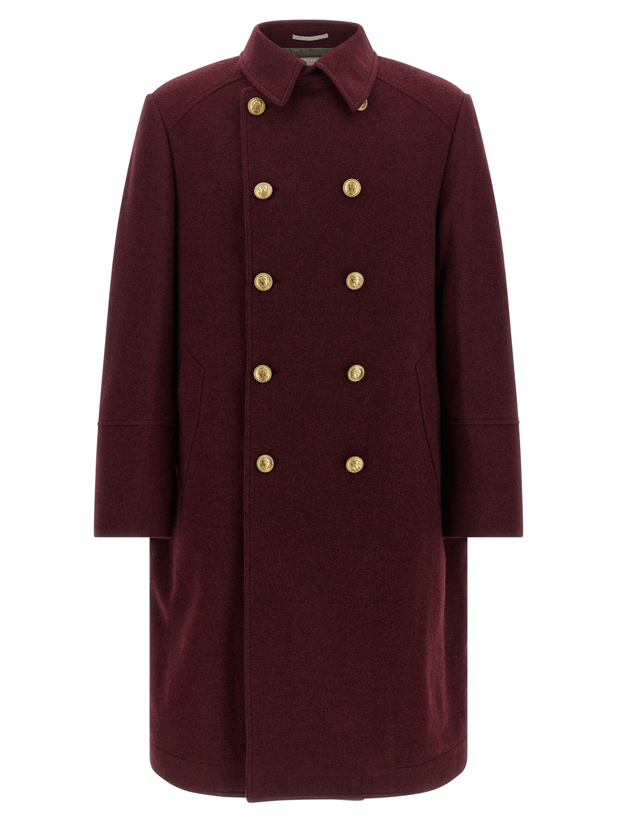 Brunello Cucinelli Cashmere Double-Breasted Coat
