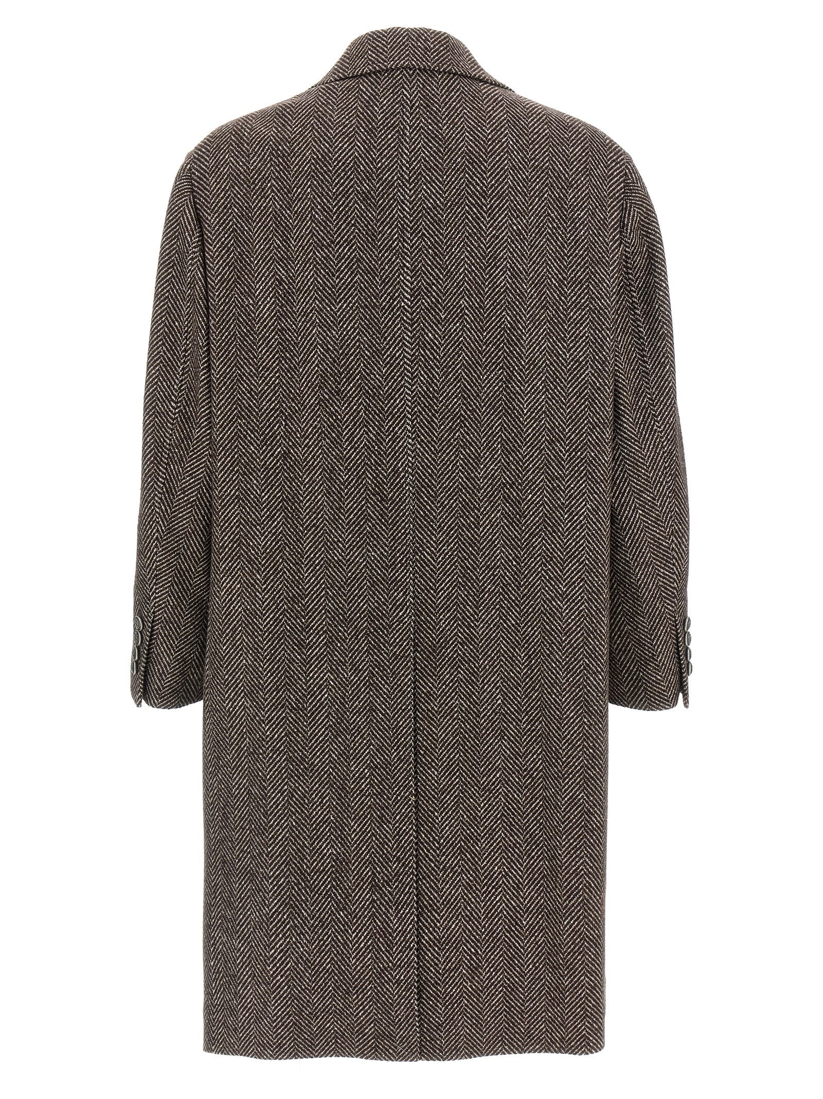 Brunello Cucinelli Single-Breasted Cashmere Coat