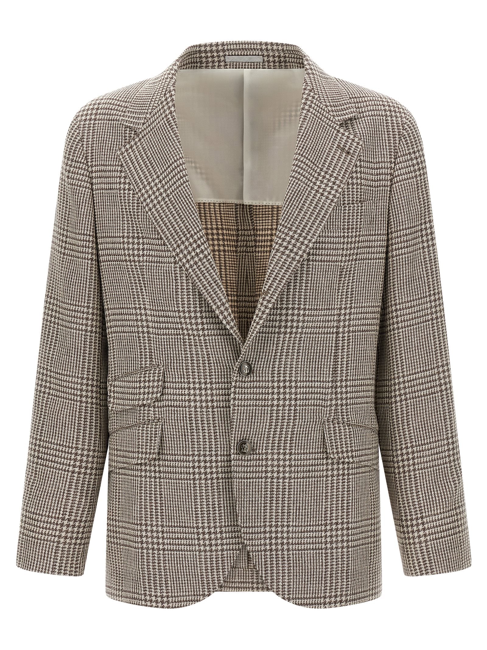 Brunello Cucinelli Houndstooth Blazer