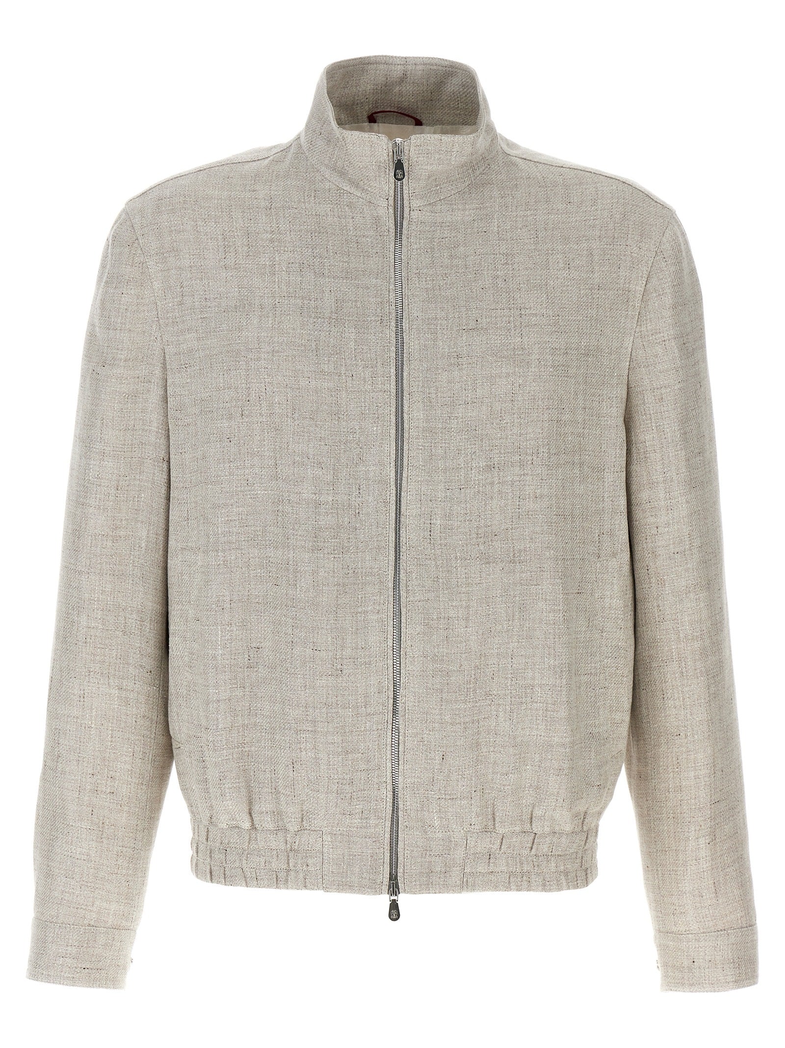 Brunello Cucinelli Diagonal Bomber Jacket