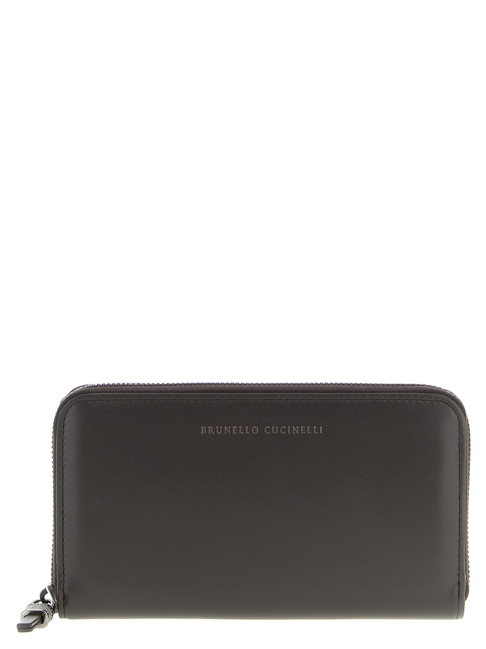Brunello Cucinelli 'Shiny Zipper Pull' Wallet