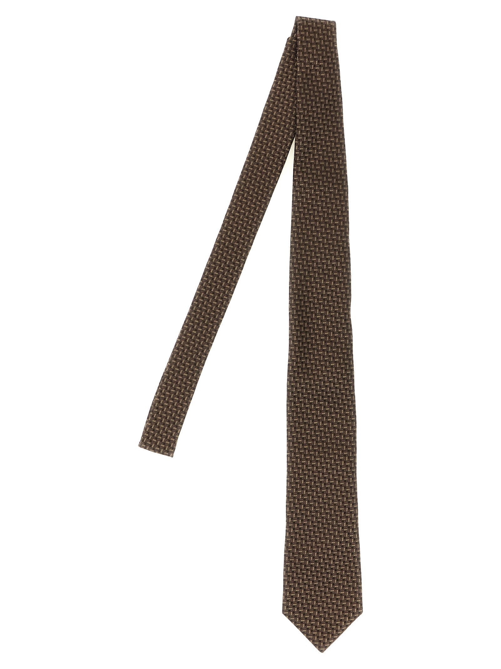 Brunello Cucinelli Texture Silk Tie