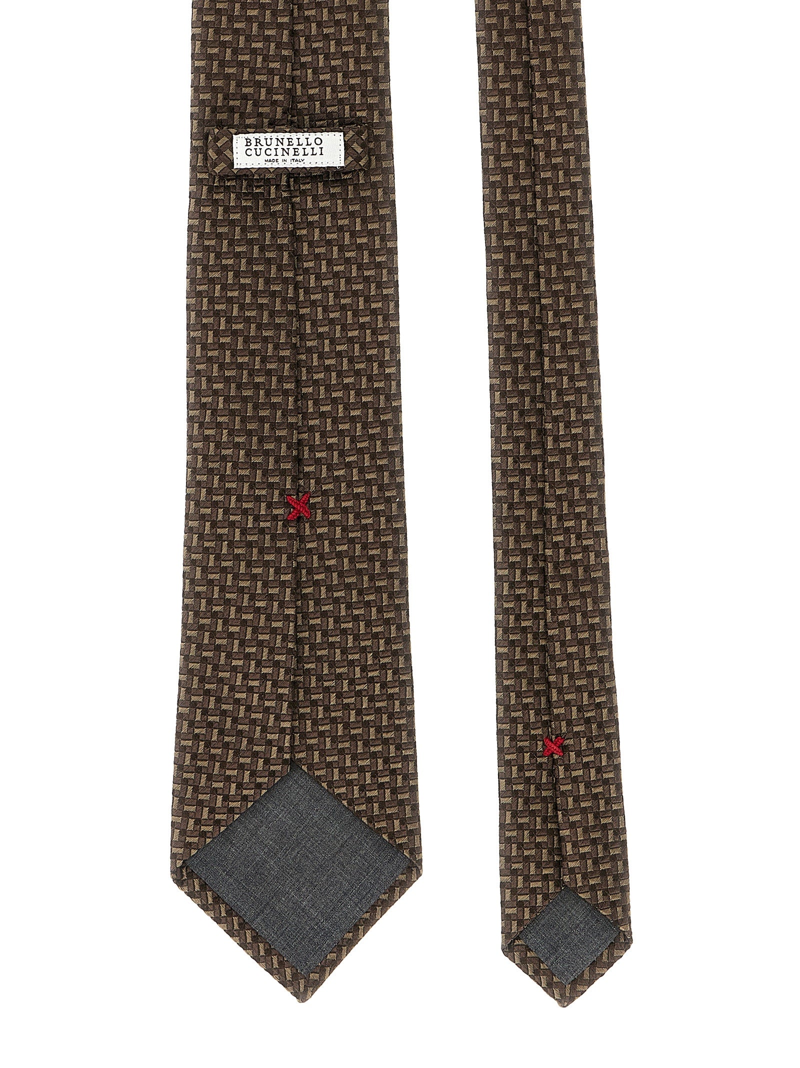 Brunello Cucinelli Texture Silk Tie