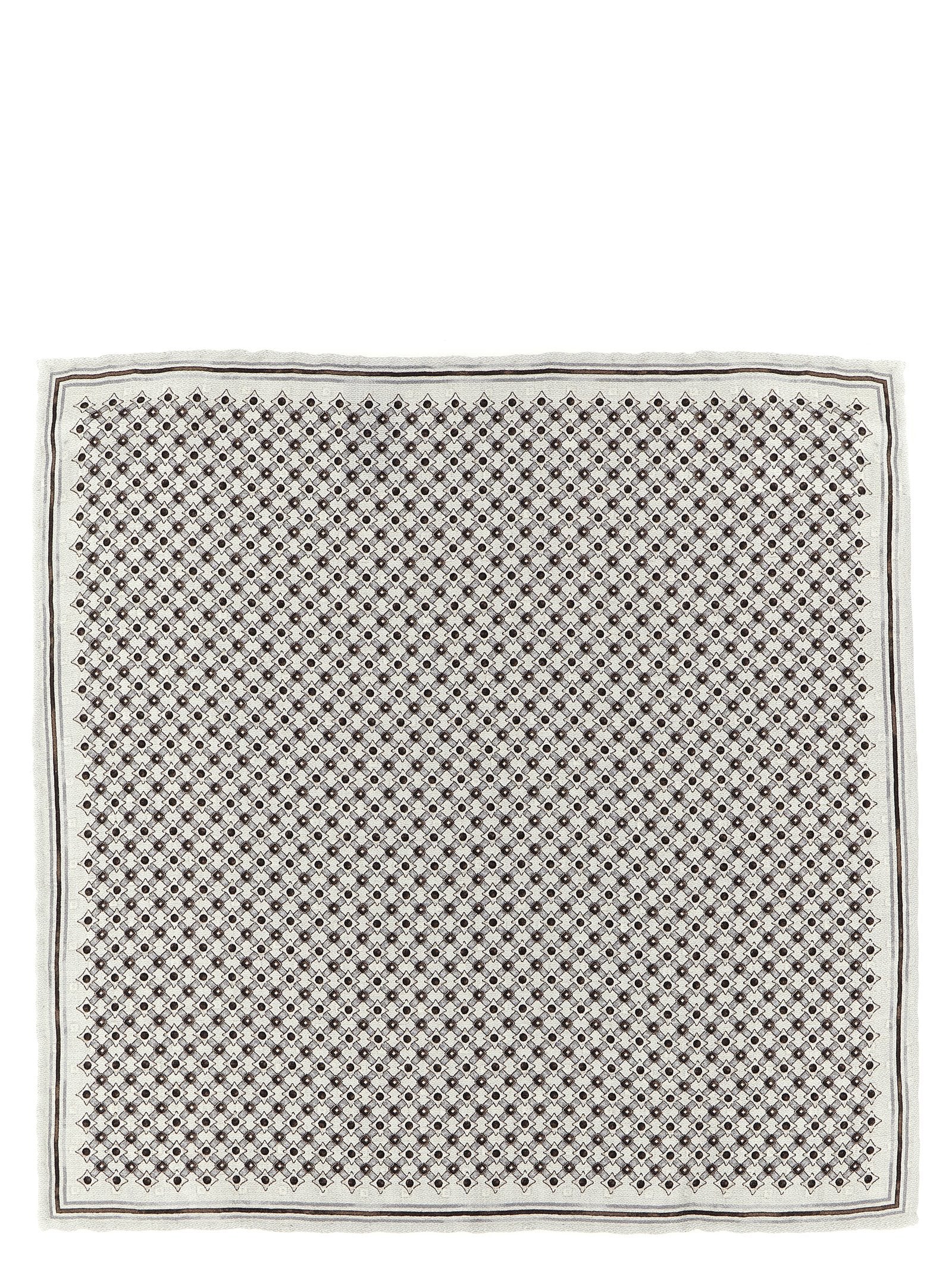 Brunello Cucinelli Double Face Silk Pocket Clutch Bag