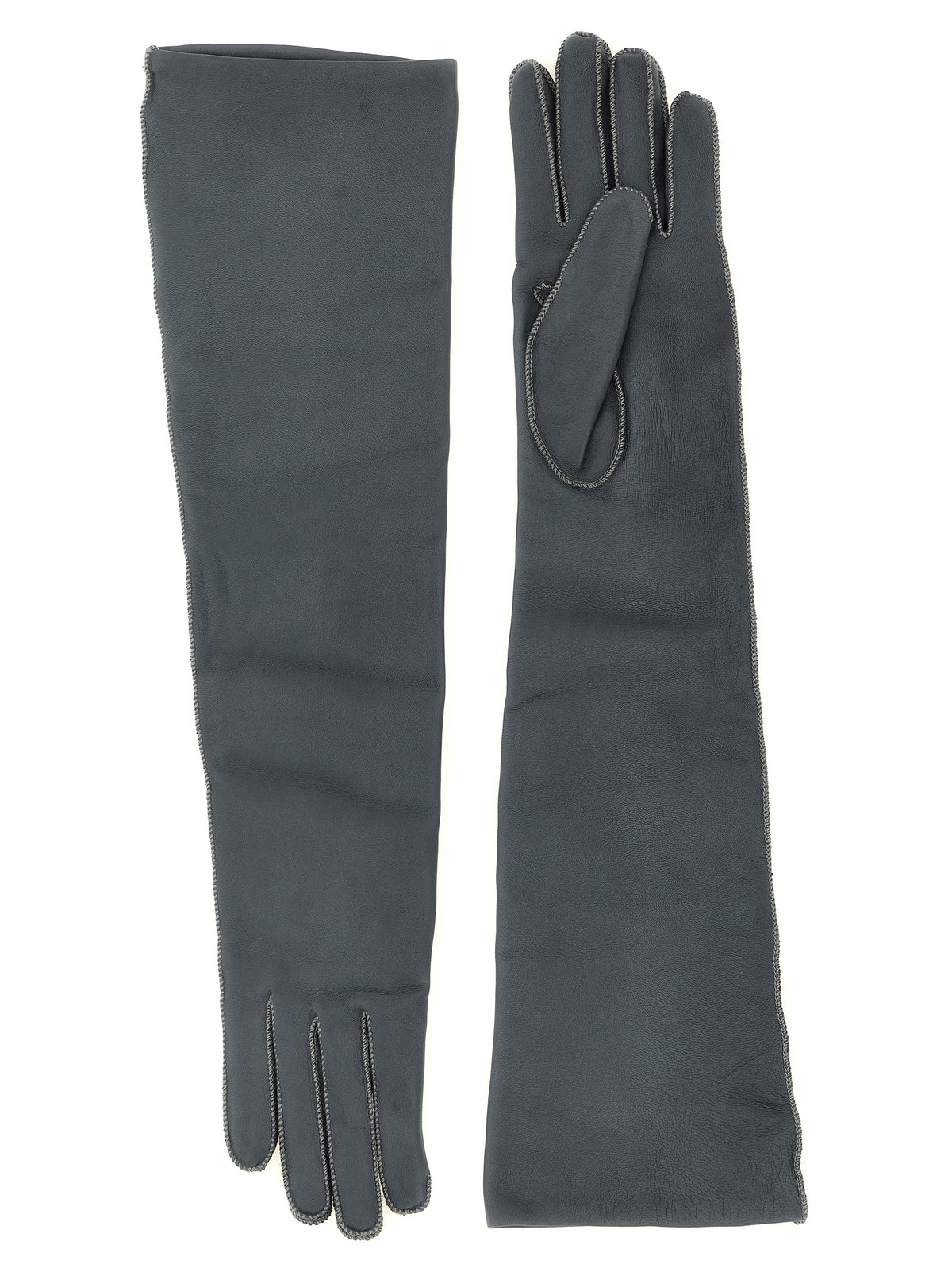 Agnona Long Leather Gloves