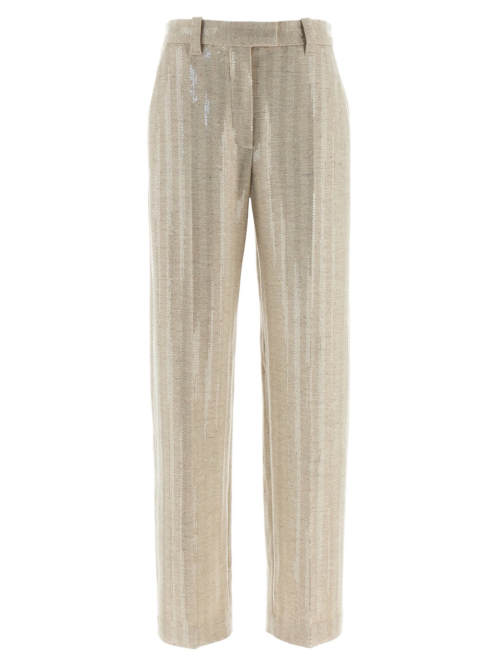 Brunello Cucinelli Herringbone Pants