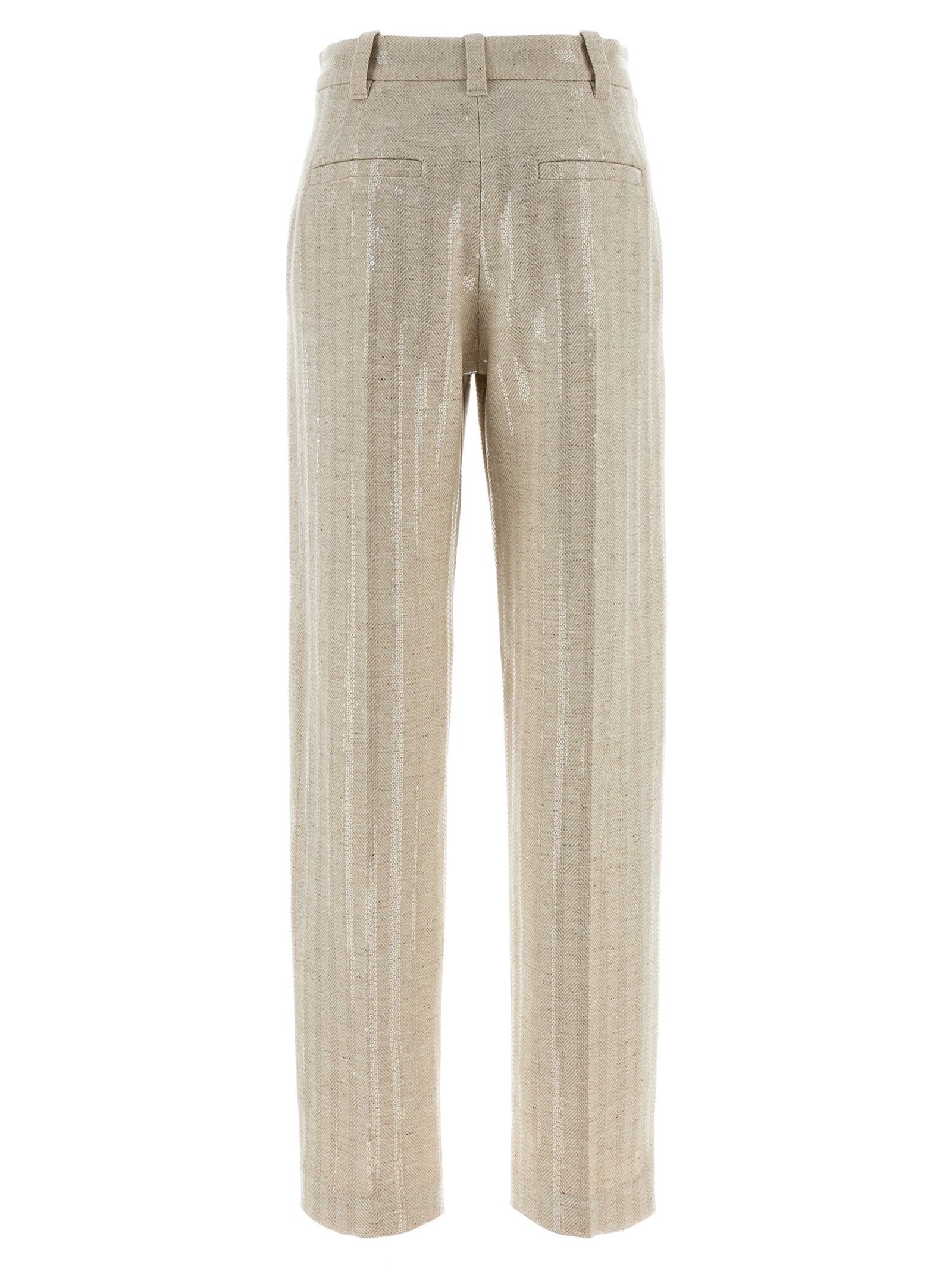 Brunello Cucinelli Herringbone Pants