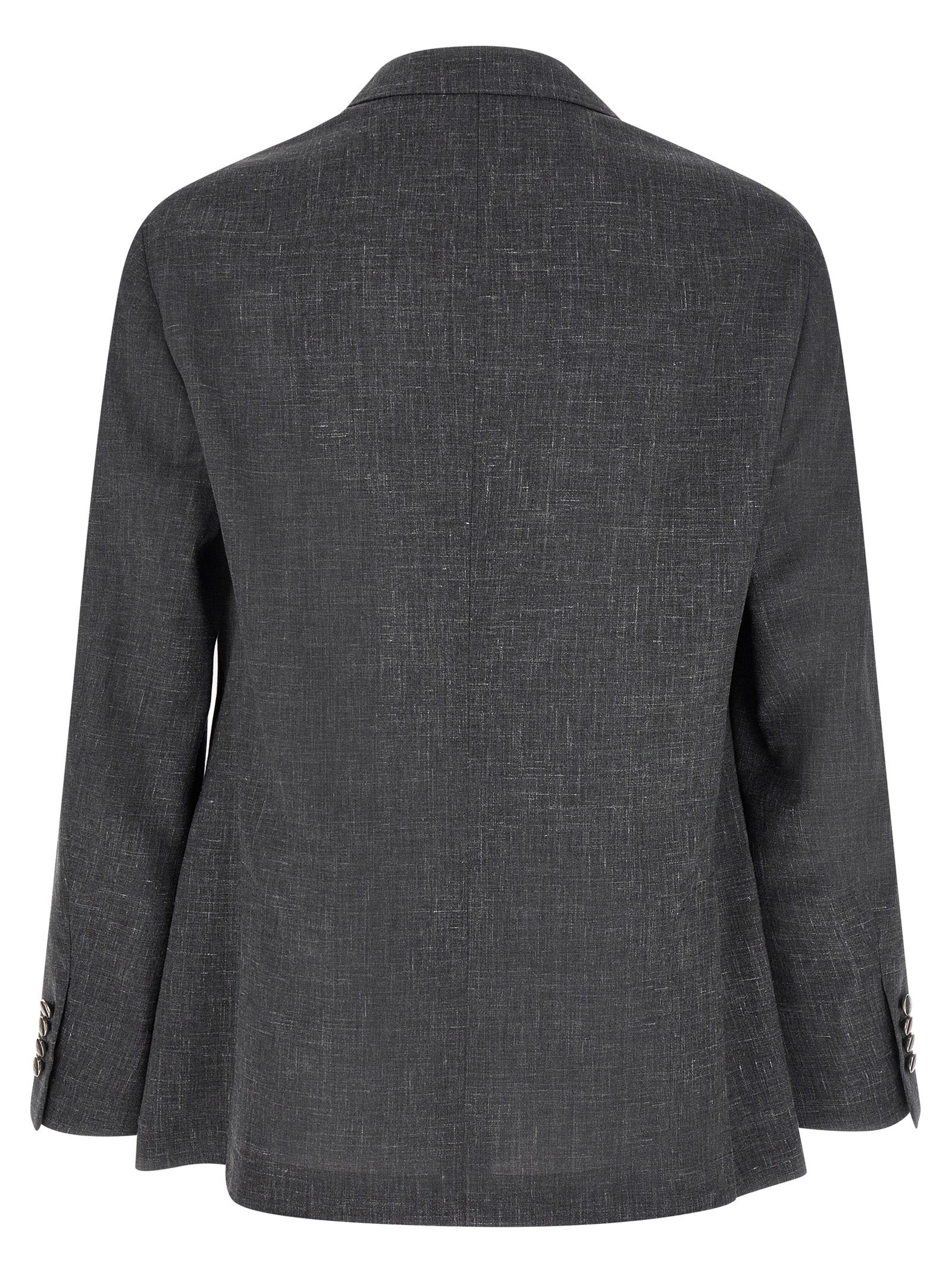 Brunello Cucinelli Blazer Flamed Canvas Blazer