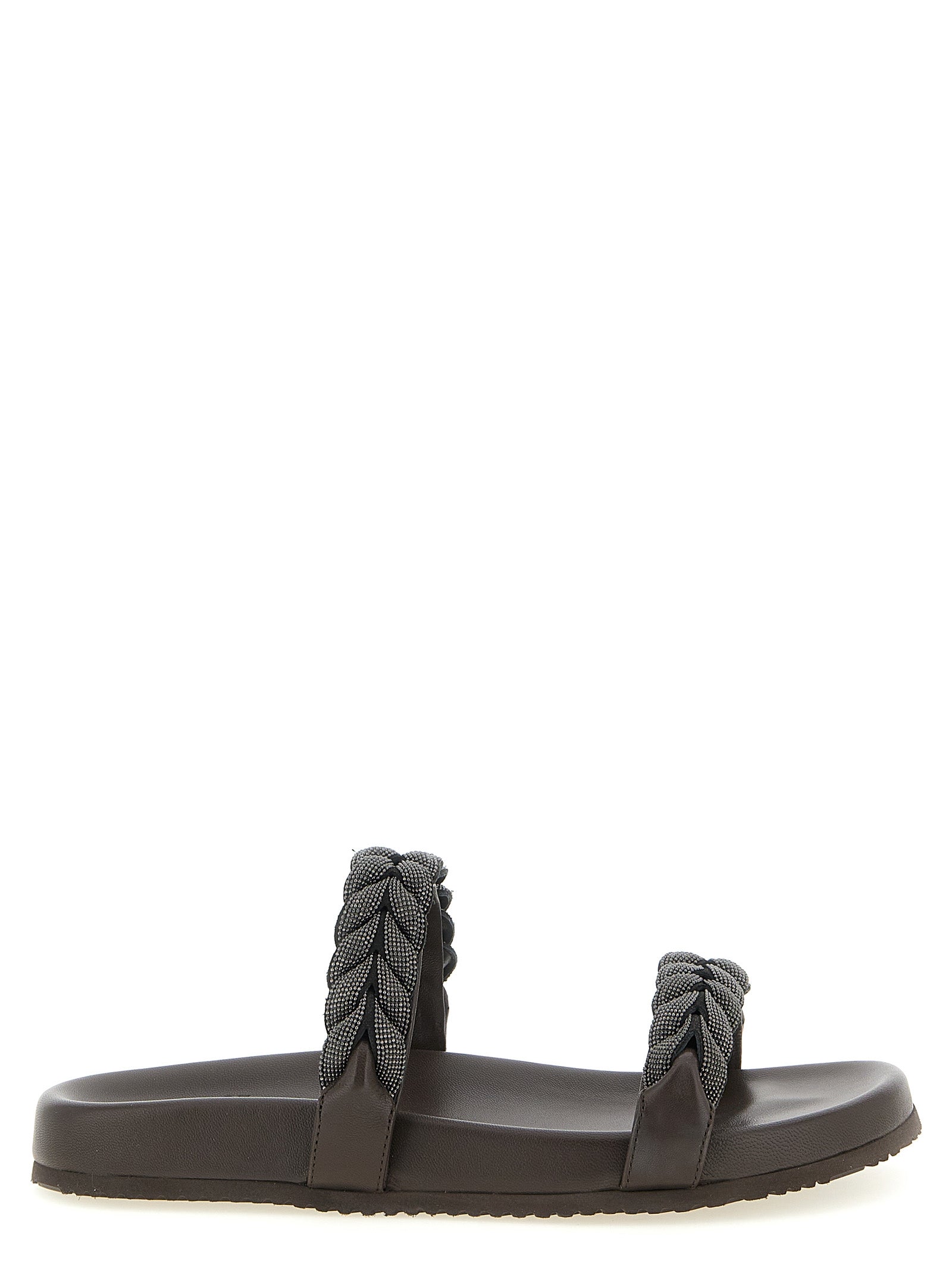 Brunello Cucinelli 'Precious Braided Straps' Sandals