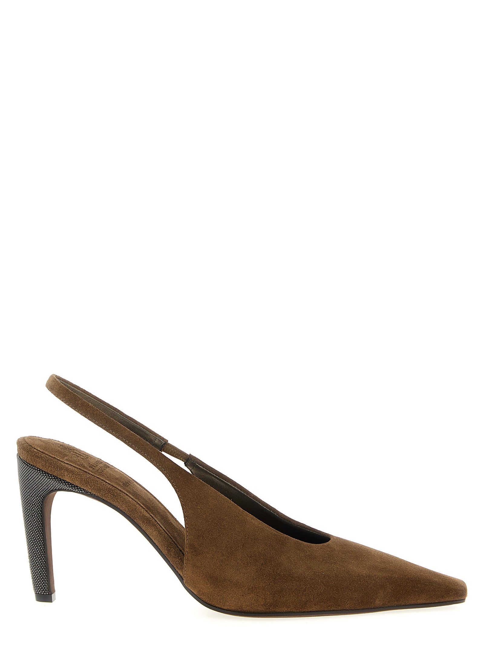 Brunello Cucinelli 'Precious Heels' Slingback