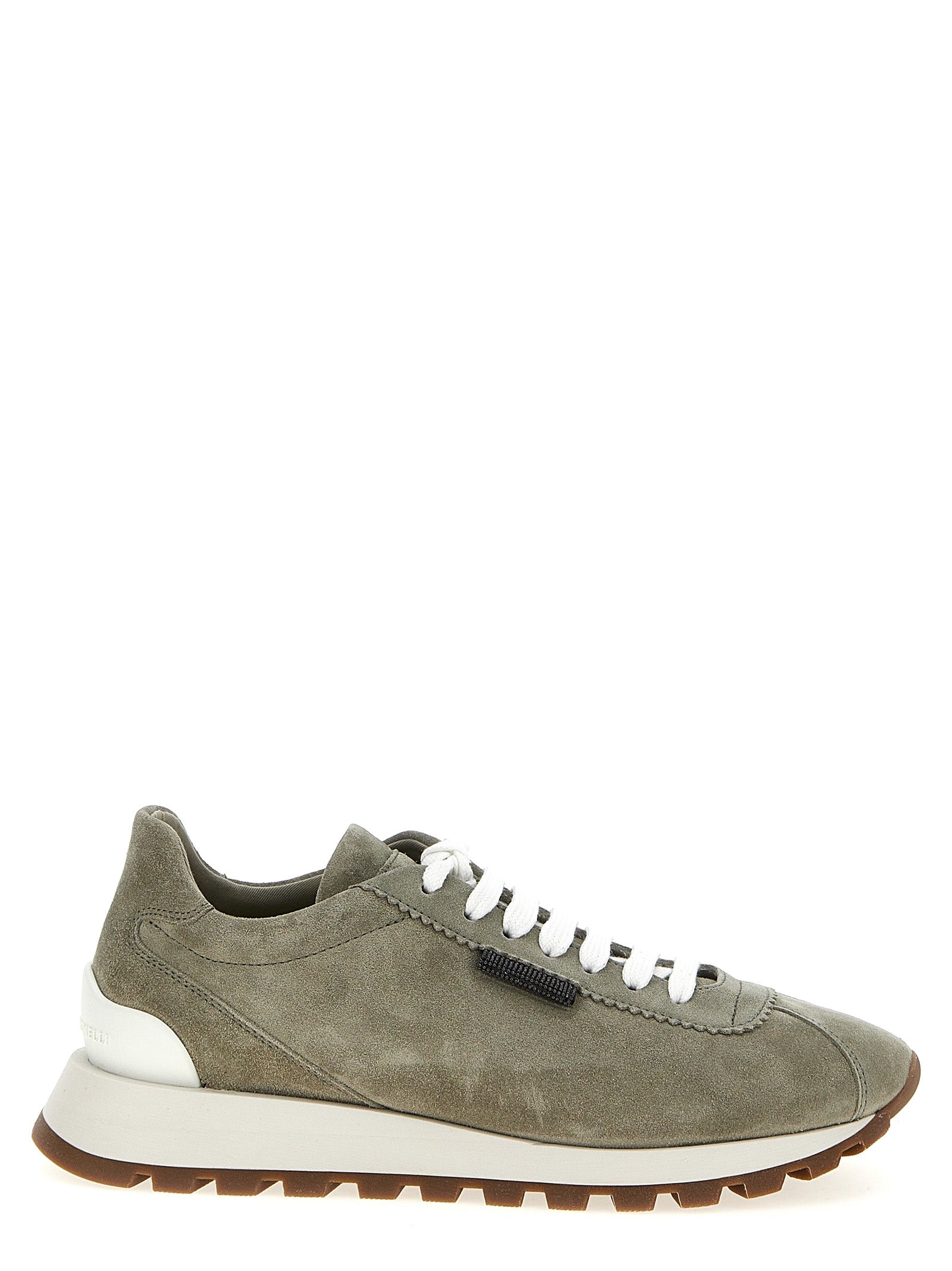 Brunello Cucinelli Shiny Tab Sneakers